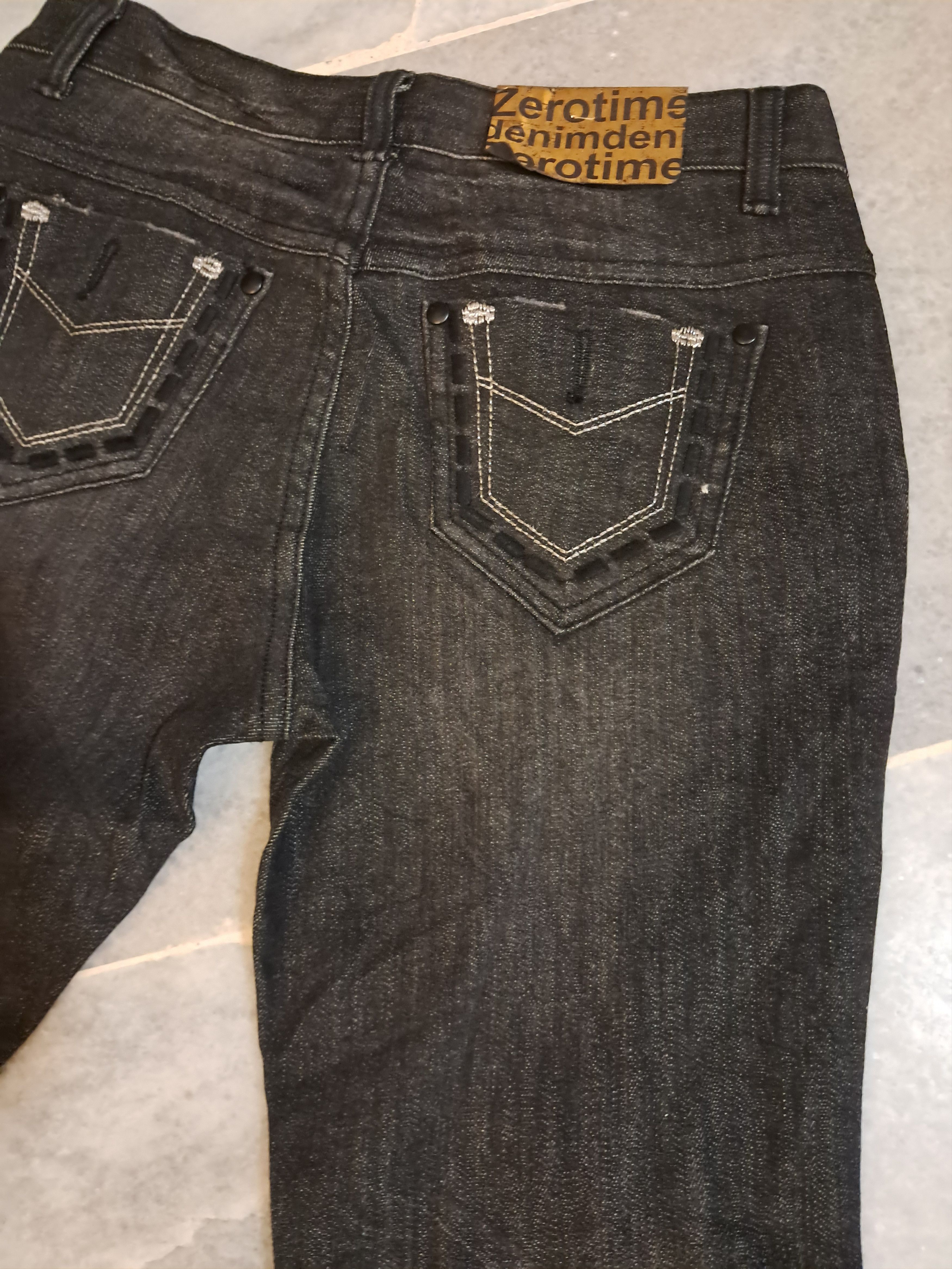 In The Attic × Japanese Brand × Tornado Mart Flare Jeans Originally Faded Black Japan Zero Time premium Size US 26 / EU 42 - 14 Thumbnail