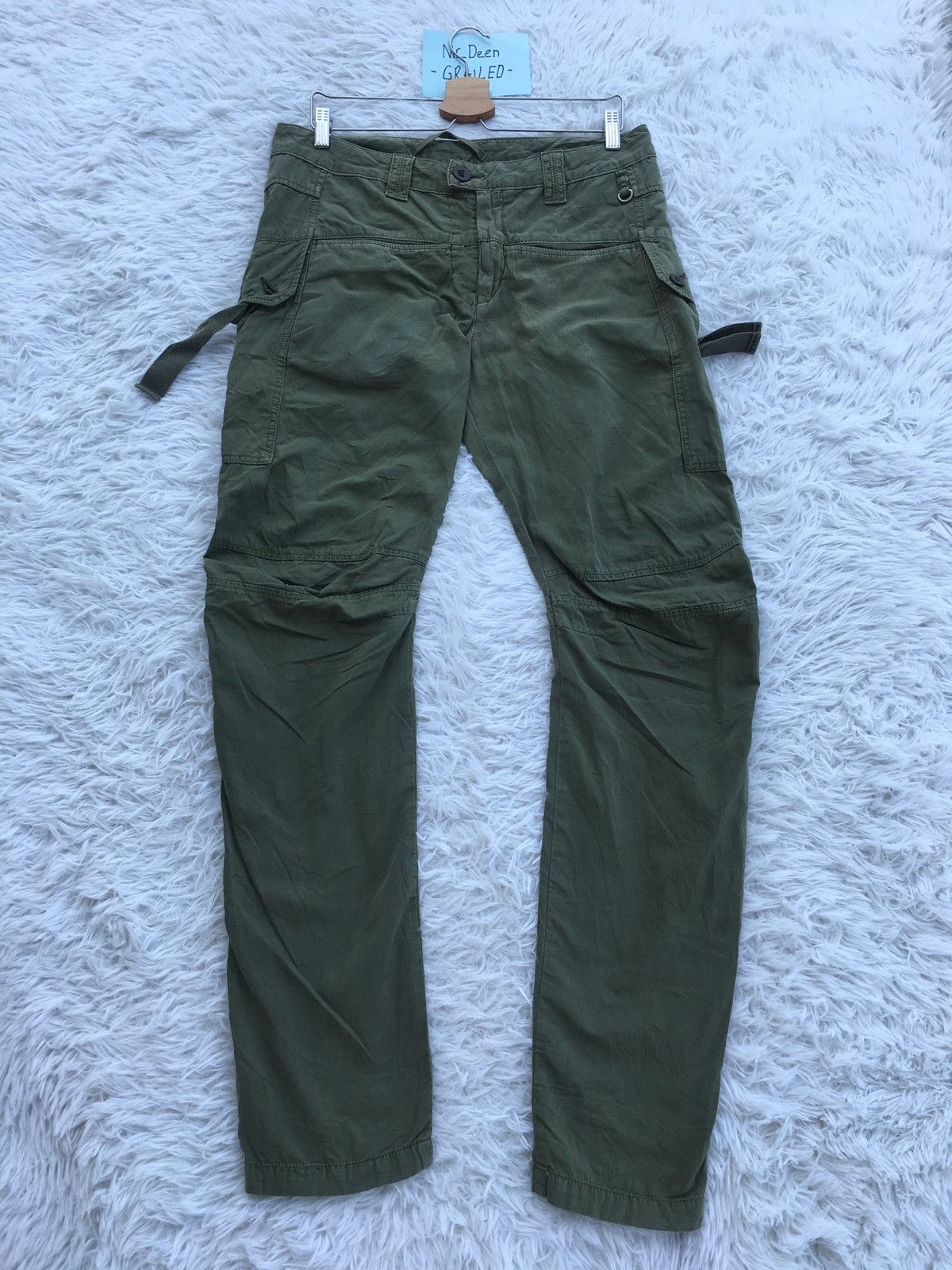 Marithe + Francois Girbaud Rare Vintage Marithe Francois Girbaud Cargo Pant Size US 33 - 1 Thumbnail