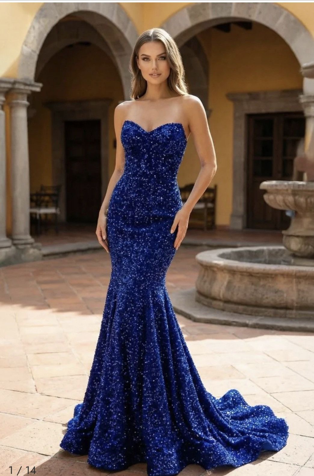 Other Cinderella Divine Royal Blue Gown Size XS / US 0-2 / IT 36-38 - 1 Thumbnail