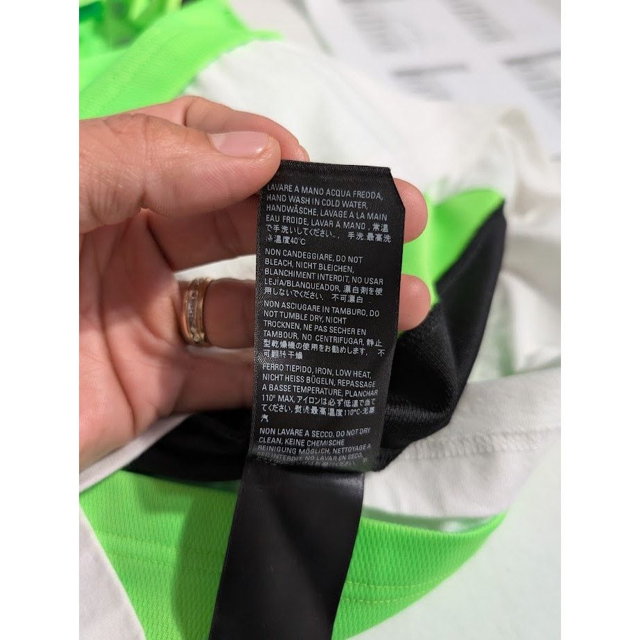 Balenciaga o1rshd1 Layered S/S Polo Shirt Pique in Green-Dark Green Size US XXS / EU 40 - 12 Thumbnail