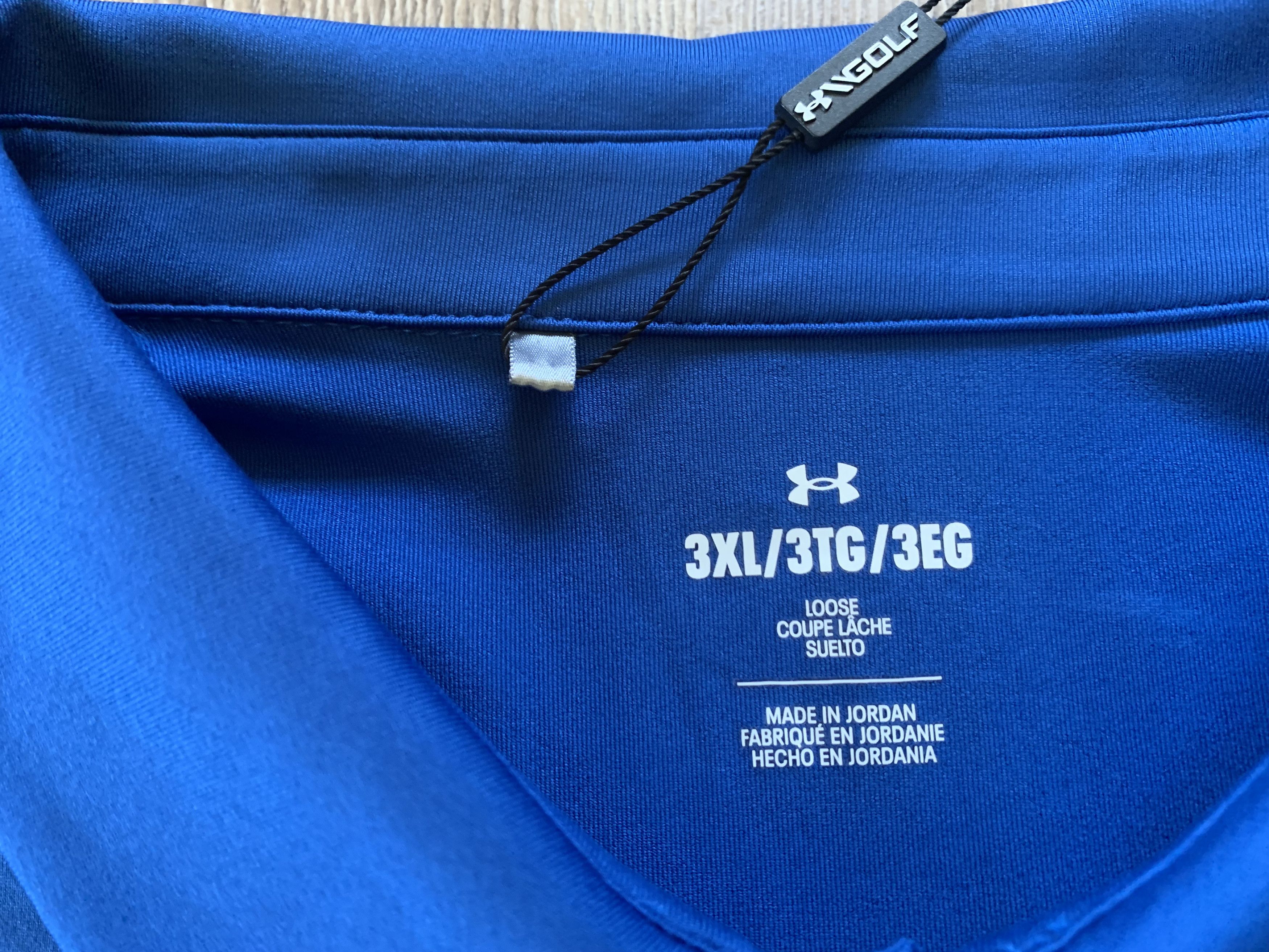 Under Armour Mens Under Armour Golf Blue Traning Polo Size US XXL / EU 58 / 5 - 5 Thumbnail