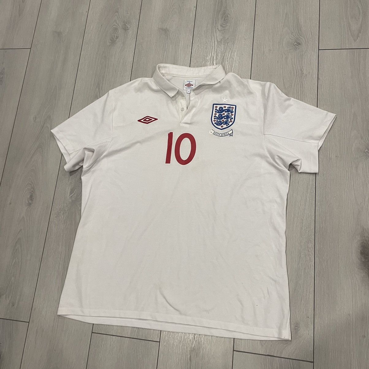 Umbro ROONEY 10 UMBRO tee Shirt Jersey SOUTH AFRICA CUP Size US XL / EU 56 / 4 - 1 Thumbnail