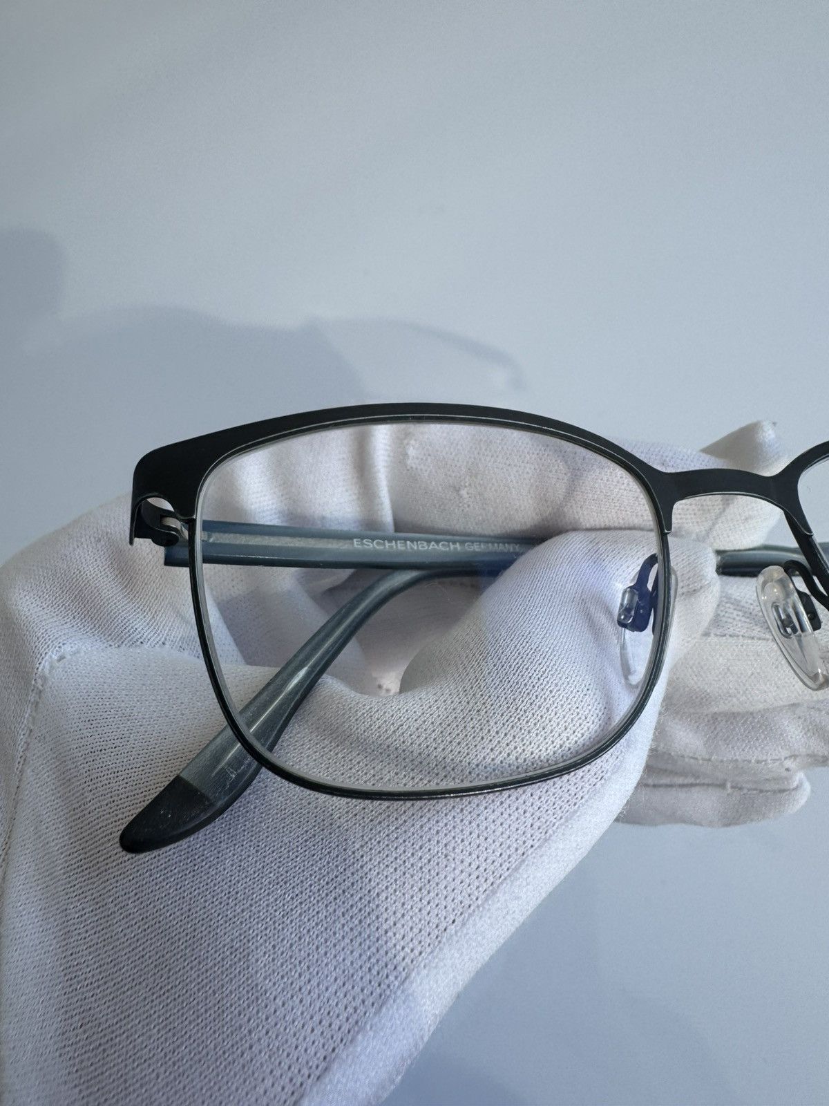 Vintage Eschenbach Eyeglasses Germany Frame Blue Size ONE SIZE - 8 Thumbnail