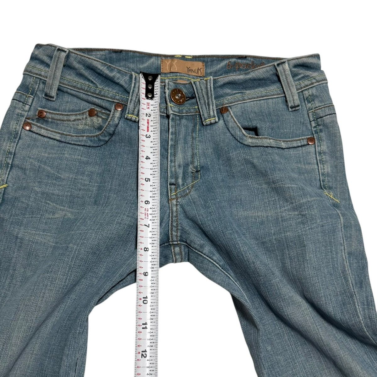 Other Yanük 6 Pocket USA Made Patchwork Jeans Women’s 25 (27.5x34) Size 27" / US 4 / IT 40 - 11 Thumbnail