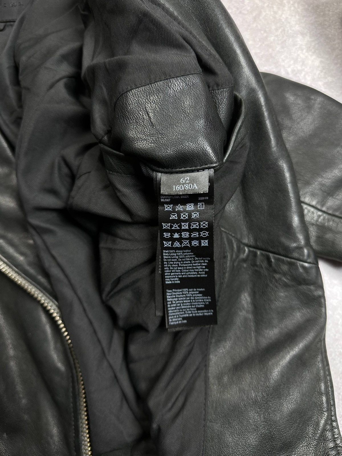 Allsaints Allsaints Genuine Leather Womans Jacket US 2 Size S / US 4 / IT 40 - 7 Thumbnail