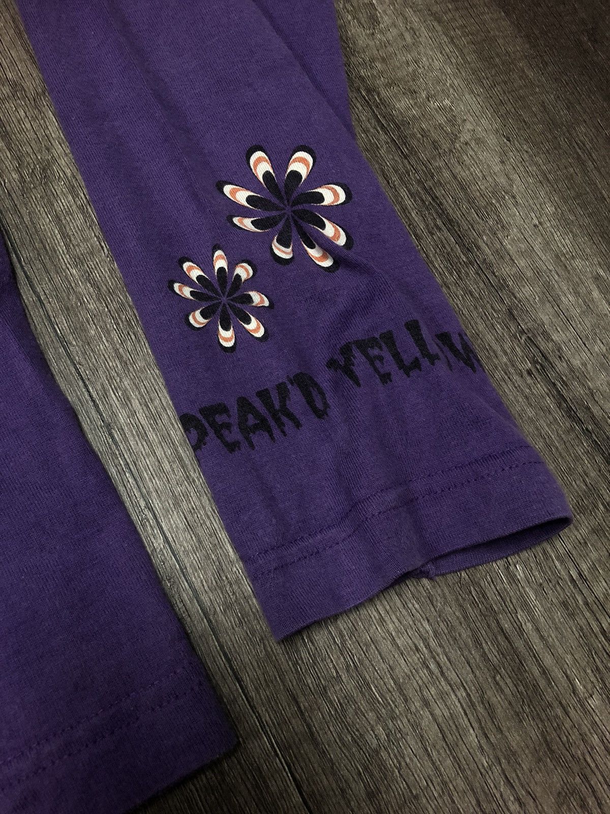 If Six Was Nine × Japanese Brand VINTAGE PEAK'D YELLOW CHOPPER BIG LOGO LONG SLEEVE Size US M / EU 48-50 / 2 - 6 Thumbnail