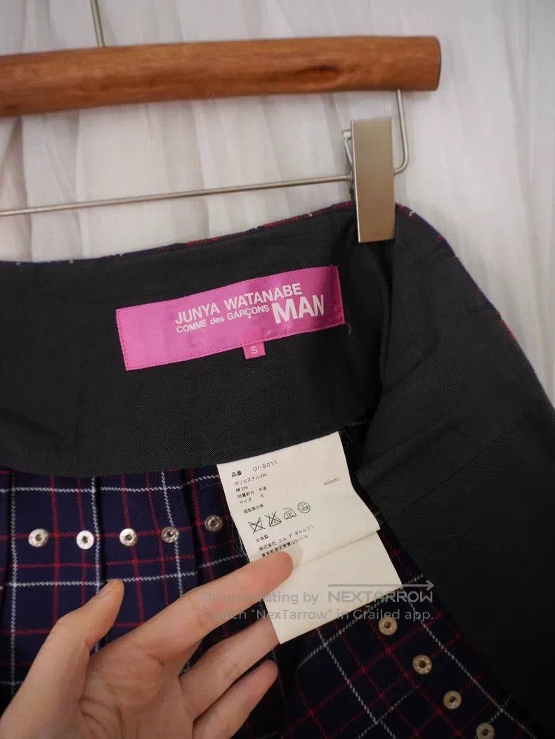Junya Watanabe JUNYA WATANABE size S Plaid Rivet Wrap Skirt Size 25" / US 0 / IT 36 - 7 Thumbnail