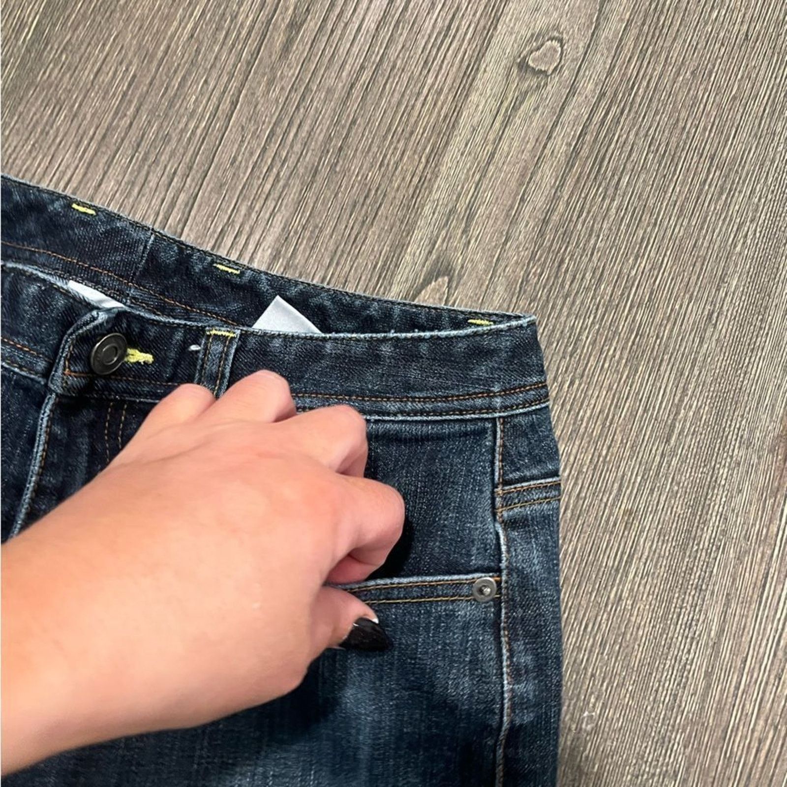 Robert Talbott Talbots Cropped Jeans Roll Hem Denim Stretch Cotton Petite 4 Size 27" / US 4 / IT 40 - 7 Thumbnail
