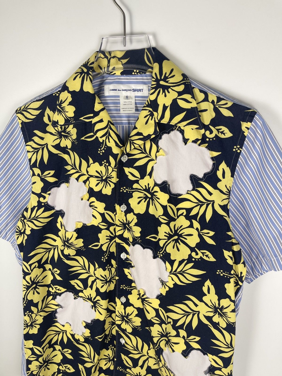 Comme des Garcons × Comme des Garcons SHIRT COMME des GARCONS SHIRT S/S16 Hibiscus Pattern Shirt Size US S / EU 44-46 / 1 - 2 Thumbnail