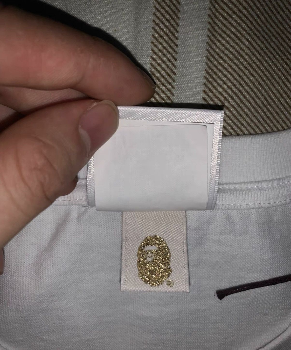 Bape BAPE OG Nigo era white short-sleeve tee Size US XL / EU 56 / 4 - 7 Thumbnail