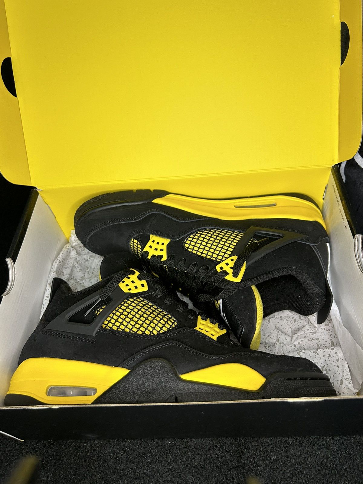 Jordan Brand × Nike Jordan 4 Thunder (Nike/Jordan) Size US 9 / EU 42 - 11 Thumbnail