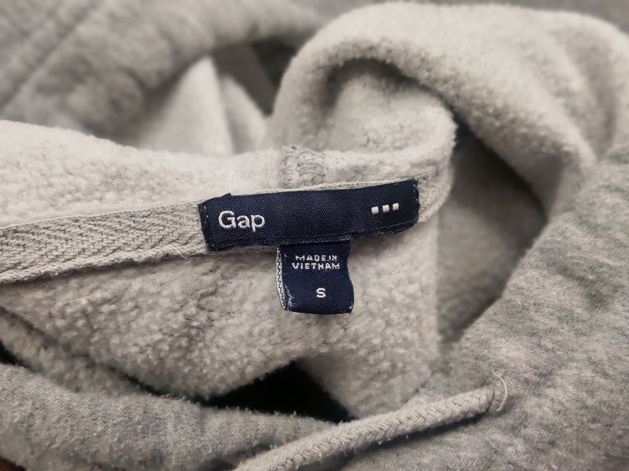 Gap Vintage Rare Gap Logo reworked Hoodie Gray Y2K Style Size US S / EU 44-46 / 1 - 14 Thumbnail