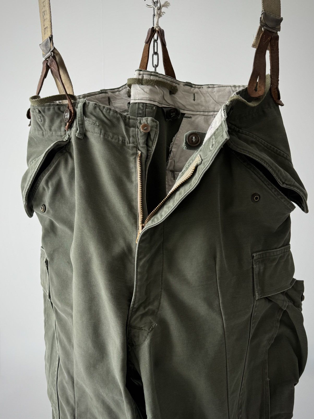 Vintage Vintage 1950s Korean War US Army M51 Field Pants Size US 33 - 4 Thumbnail