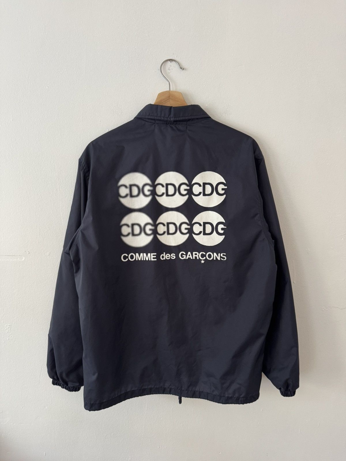 Comme des Garcons Comme Des Garcons navy windbreaker jacket Size US S / EU 44-46 / 1 - 1 Thumbnail
