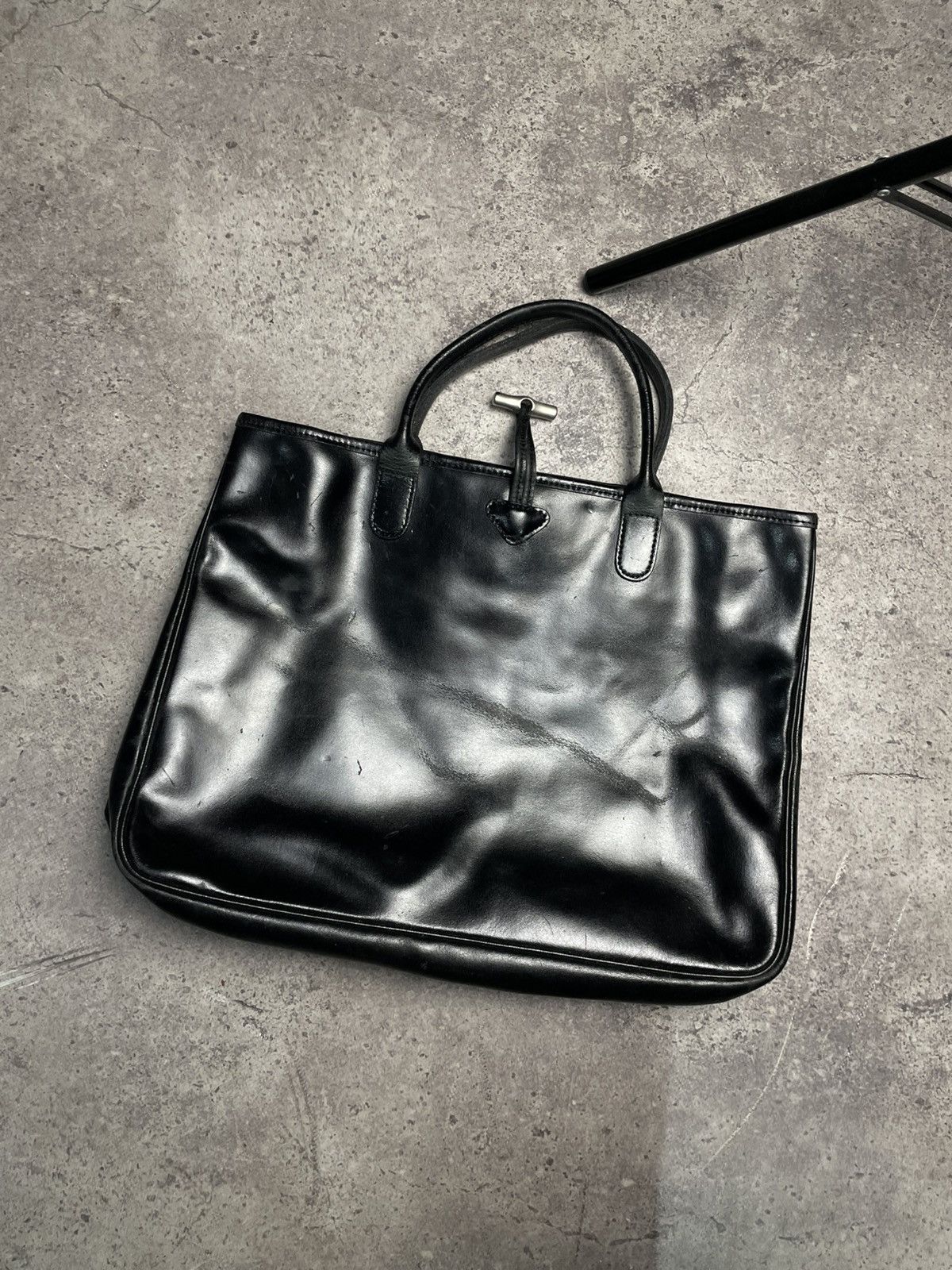Longchamp LONGCHAMP LEATHER HANDBAG x DESIGNER x VINTAGE x RARE Size ONE SIZE - 7 Thumbnail
