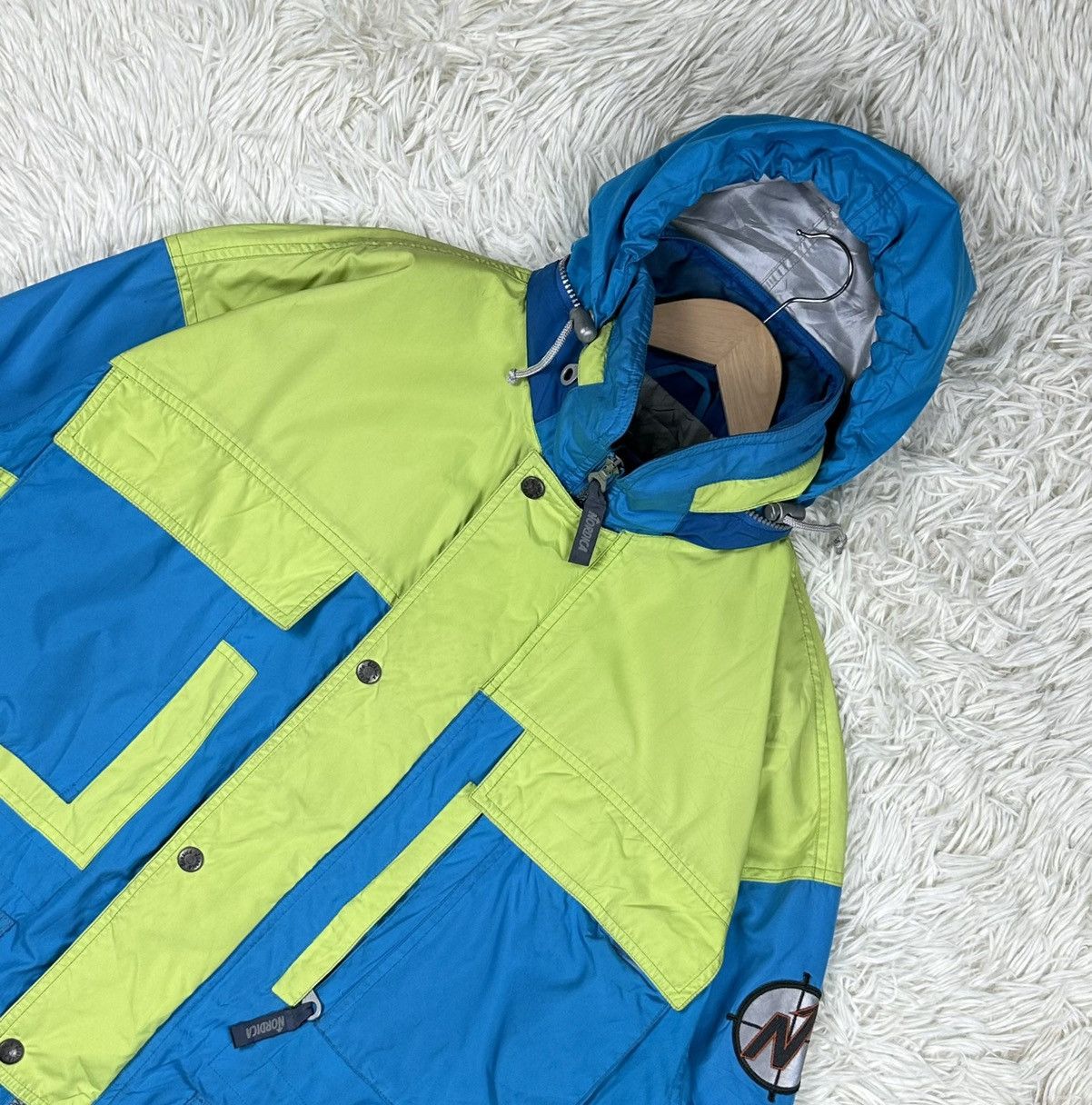 Japanese Brand × The North Face NORDICA Technical Sportsystem Windbreaker Parka Jacket💥 Size US XL / EU 56 / 4 - 2 Thumbnail