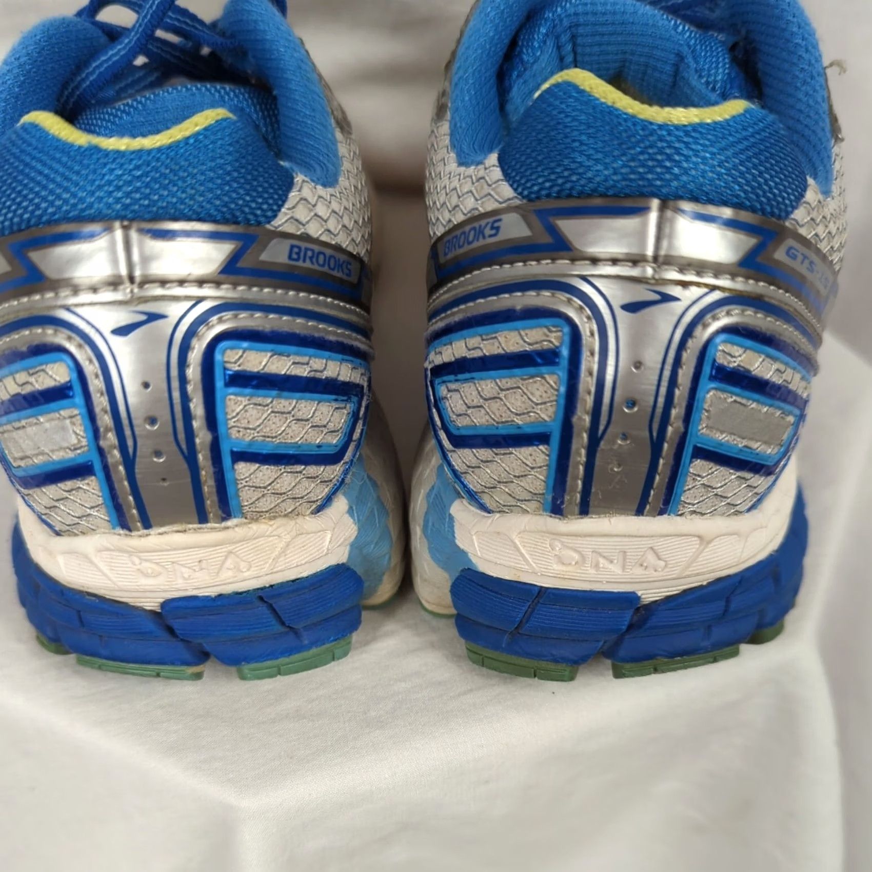 Brooks Brooks Adrenaline GTS 15 Womens Running Shoes Blue Silver Size 8 Shoes Sneaker B Low Top Mesh Athletic Men’s/Women’s (adjust to Women) Size US 6 / IT 36 - 6 Thumbnail