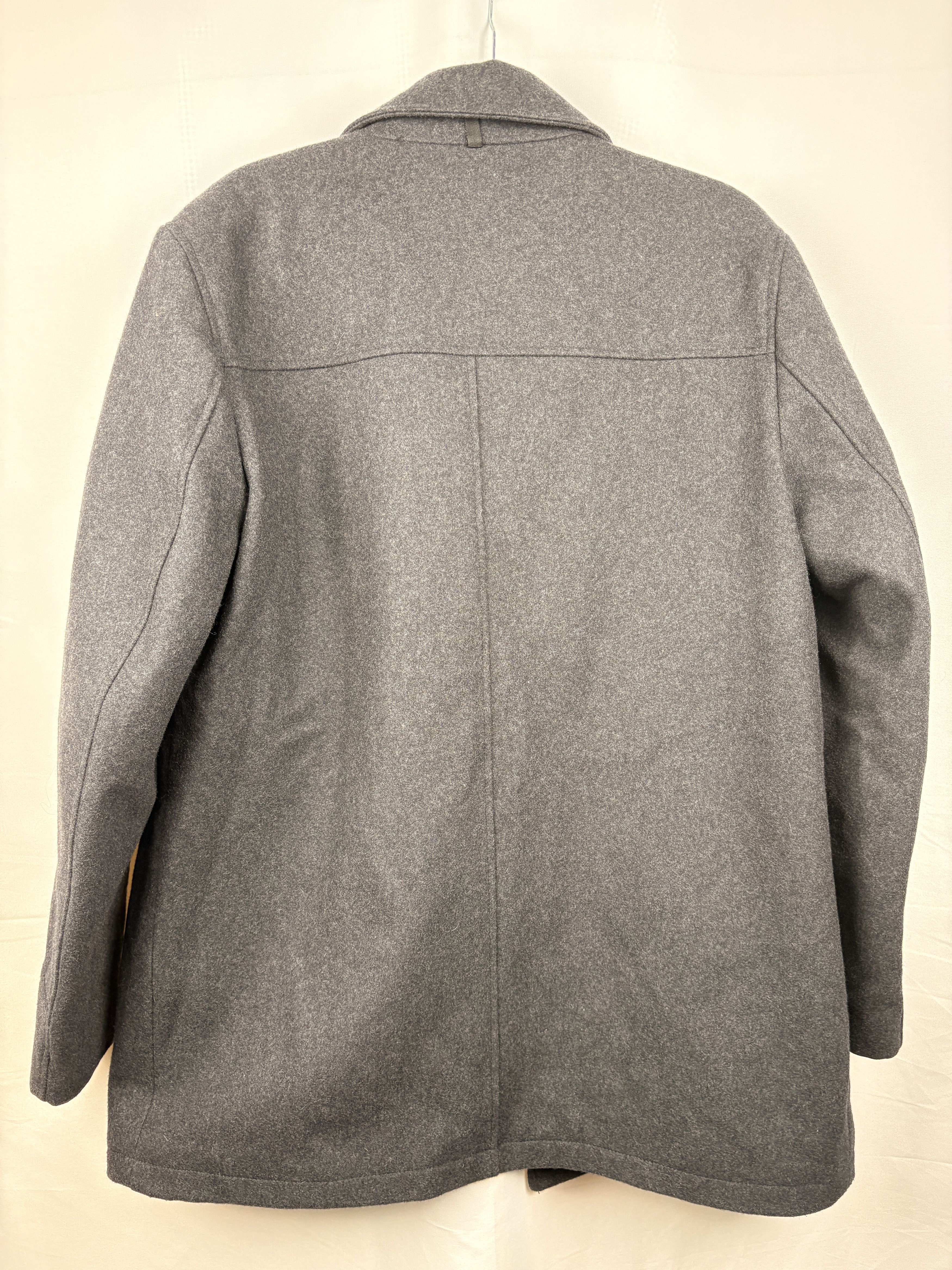 Black Rivet Woolblend Pea Coat Size US M / EU 48-50 / 2 - 2 Thumbnail