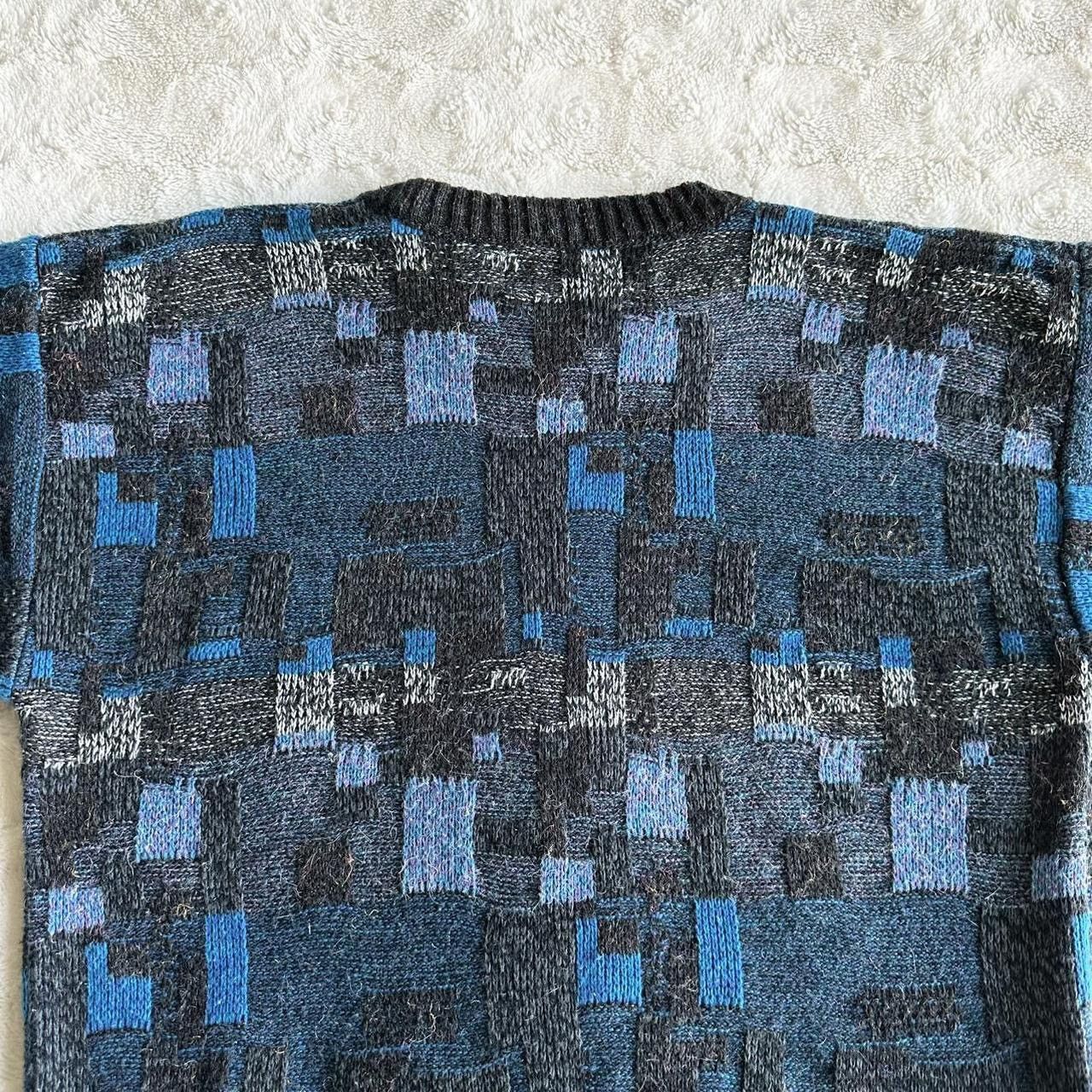 Other Vintage Michael Gerald Sweater Mens Medium Blue Grandpa 90s Size US M / EU 48-50 / 2 - 5 Thumbnail