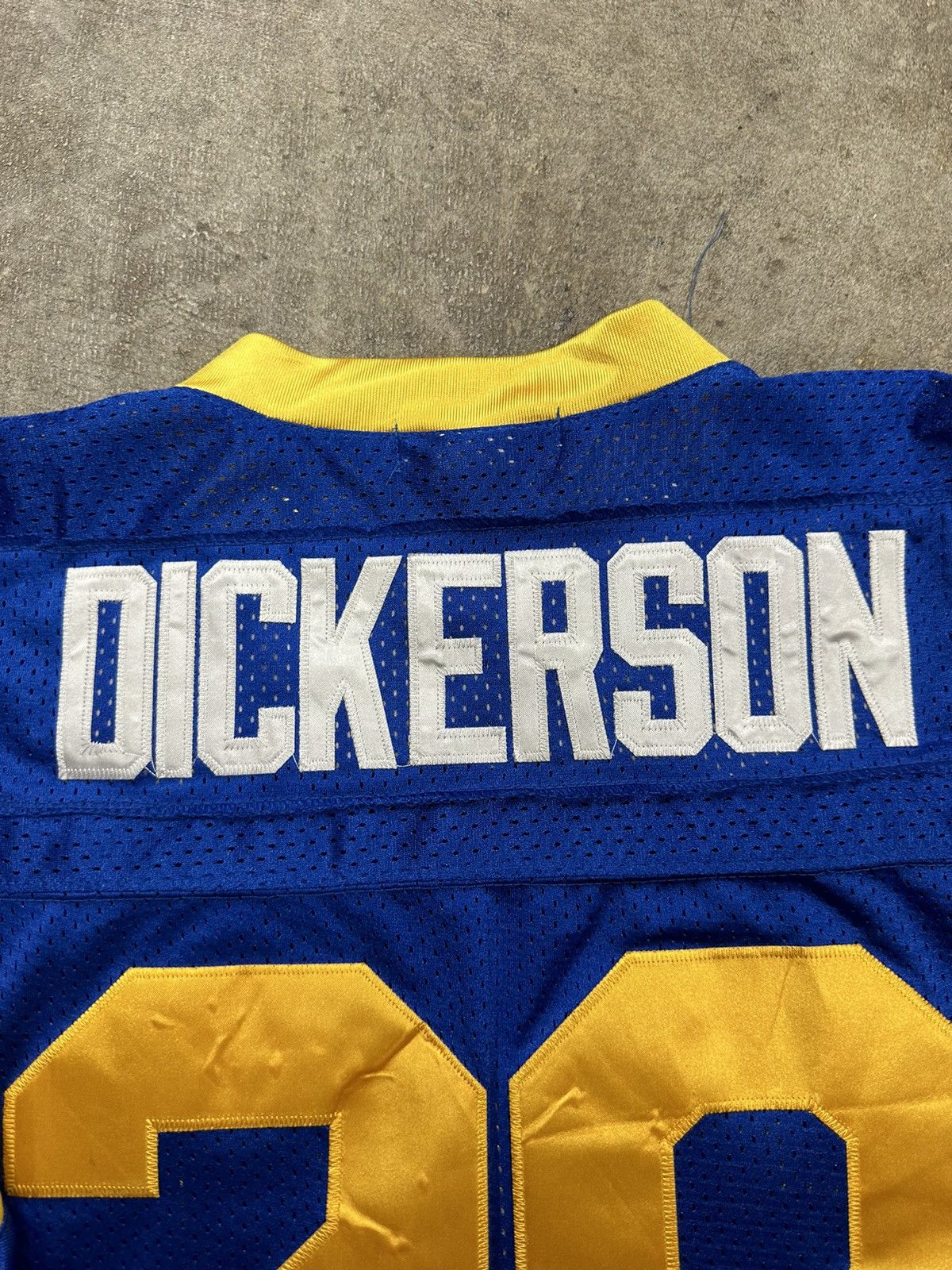 Mitchell & Ness Vintage 90s Mitchell & Ness Dickerson St.Louis Rams Jersey Size US XL / EU 56 / 4 - 14 Thumbnail