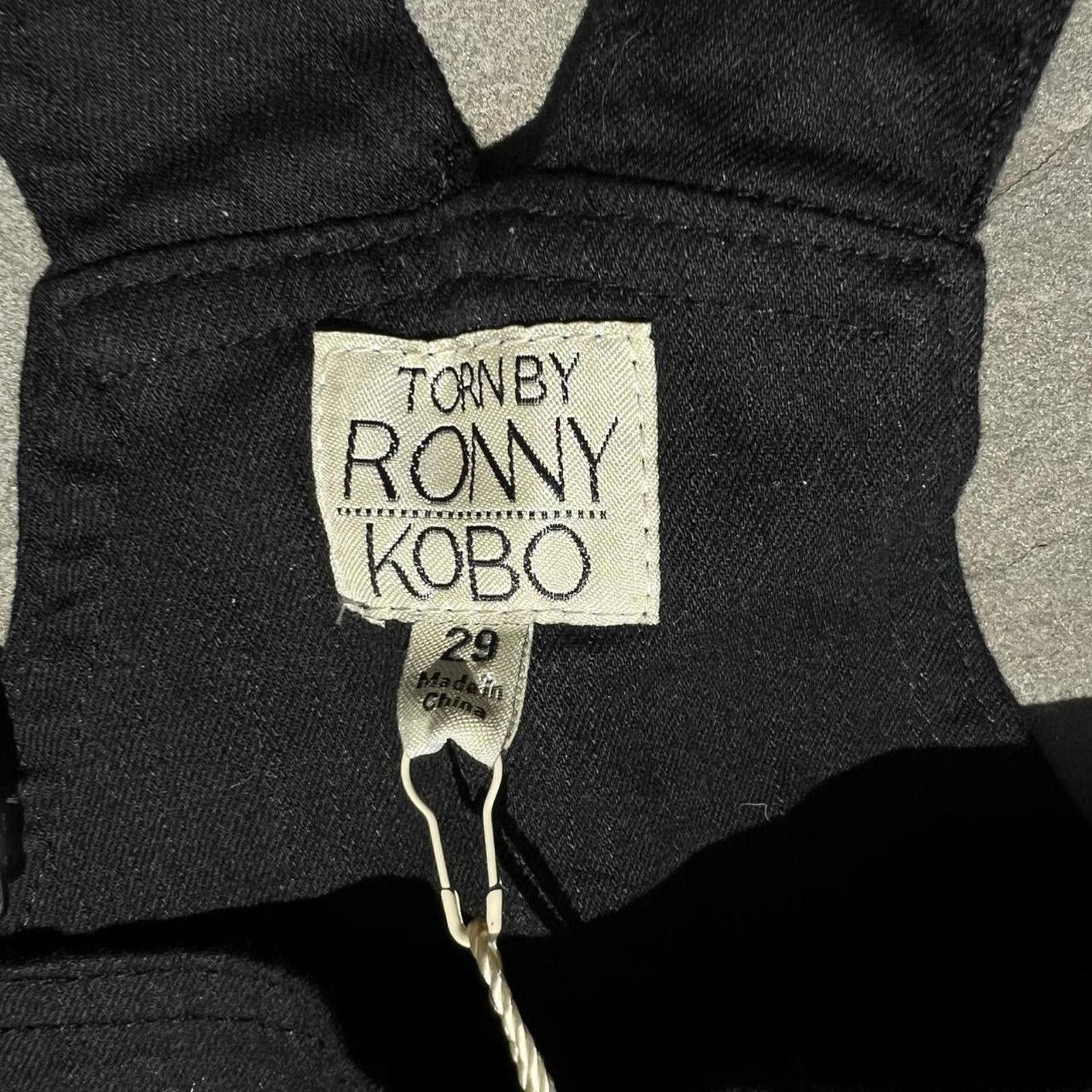 Other NWT Designer Black Denim Overalls Size 26" / US 2 / IT 38 - 3 Thumbnail