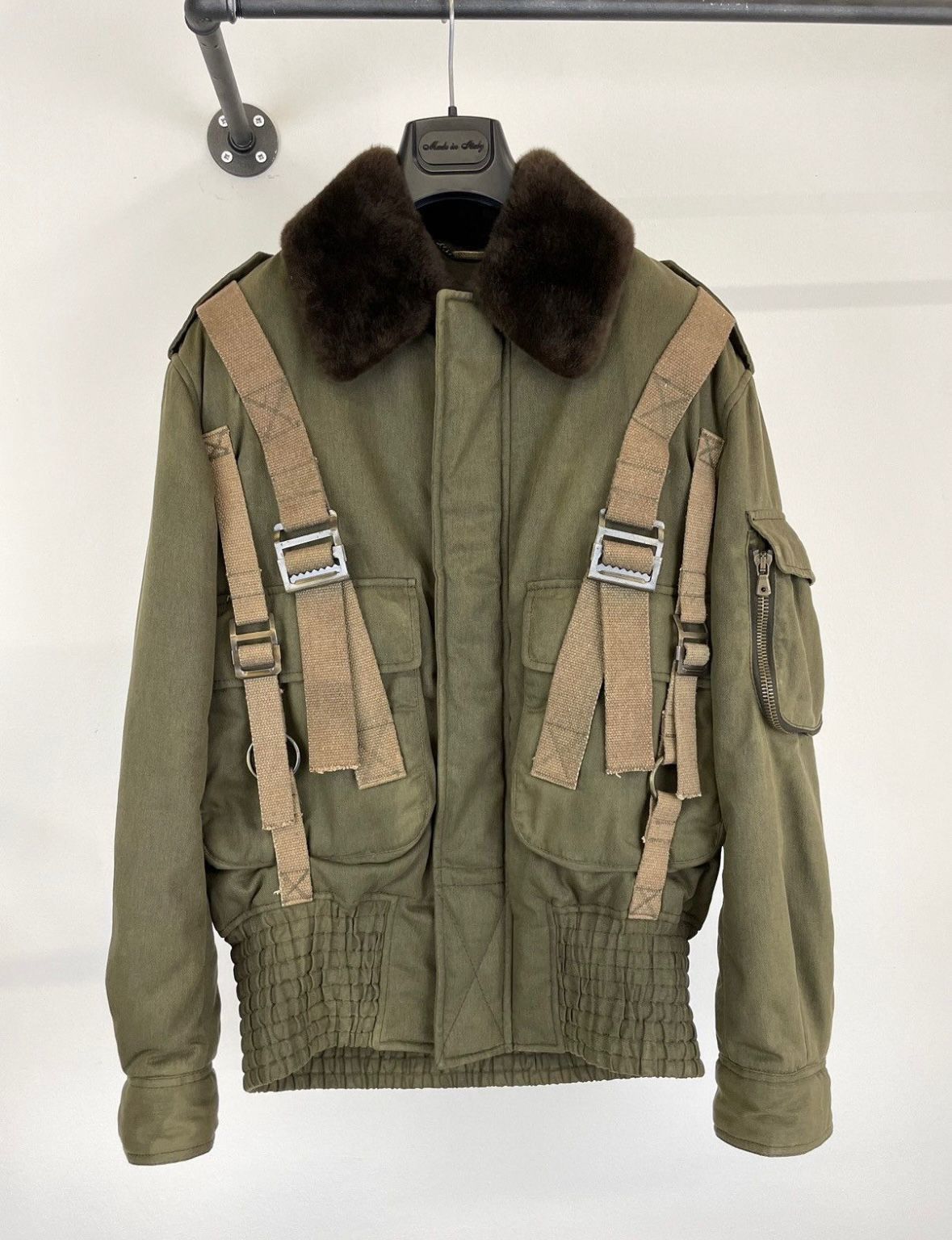 Dolce & Gabbana AW2003 Dolce & Gabbana bondage cargo bomber jacket archive Size US M / EU 48-50 / 2 - 1 Thumbnail