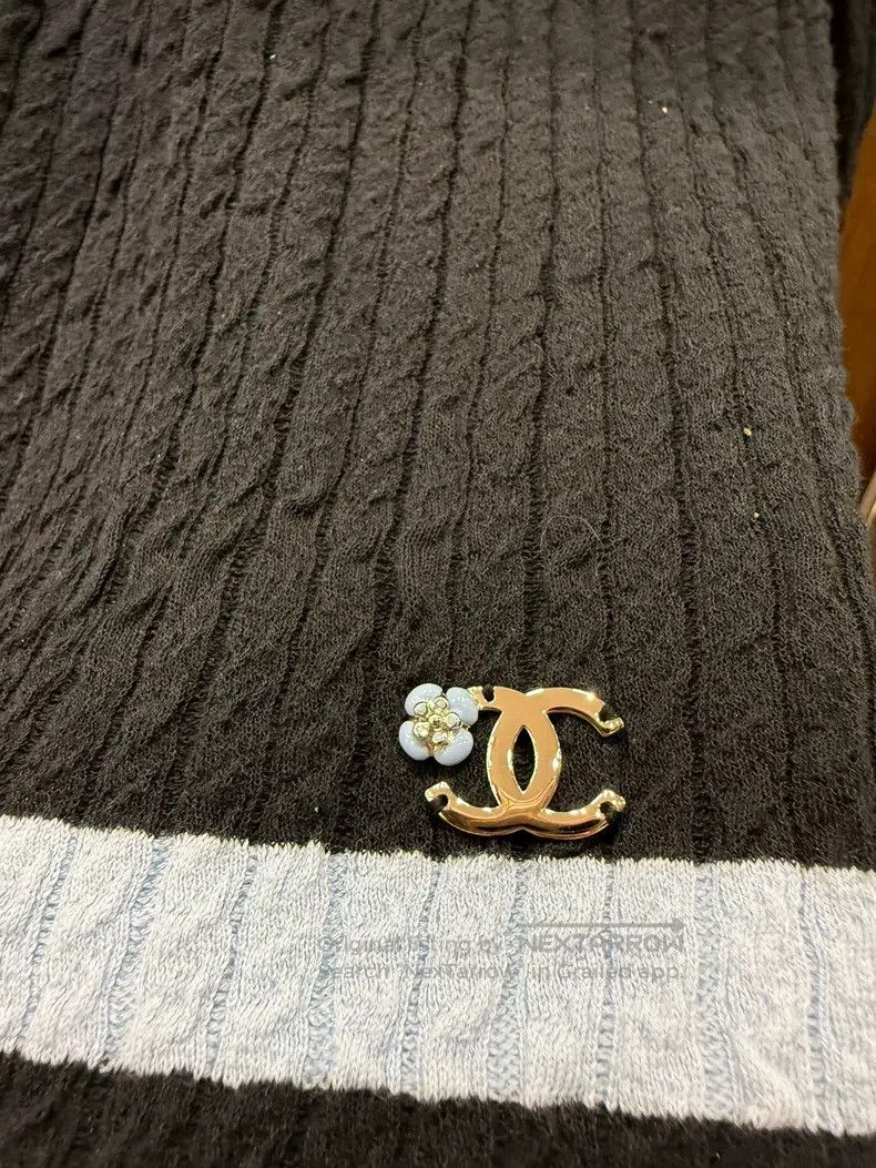 Chanel Chanel Black and blue colour-block knitted sweater Size XXS / US 00 / IT 34 - 3 Thumbnail