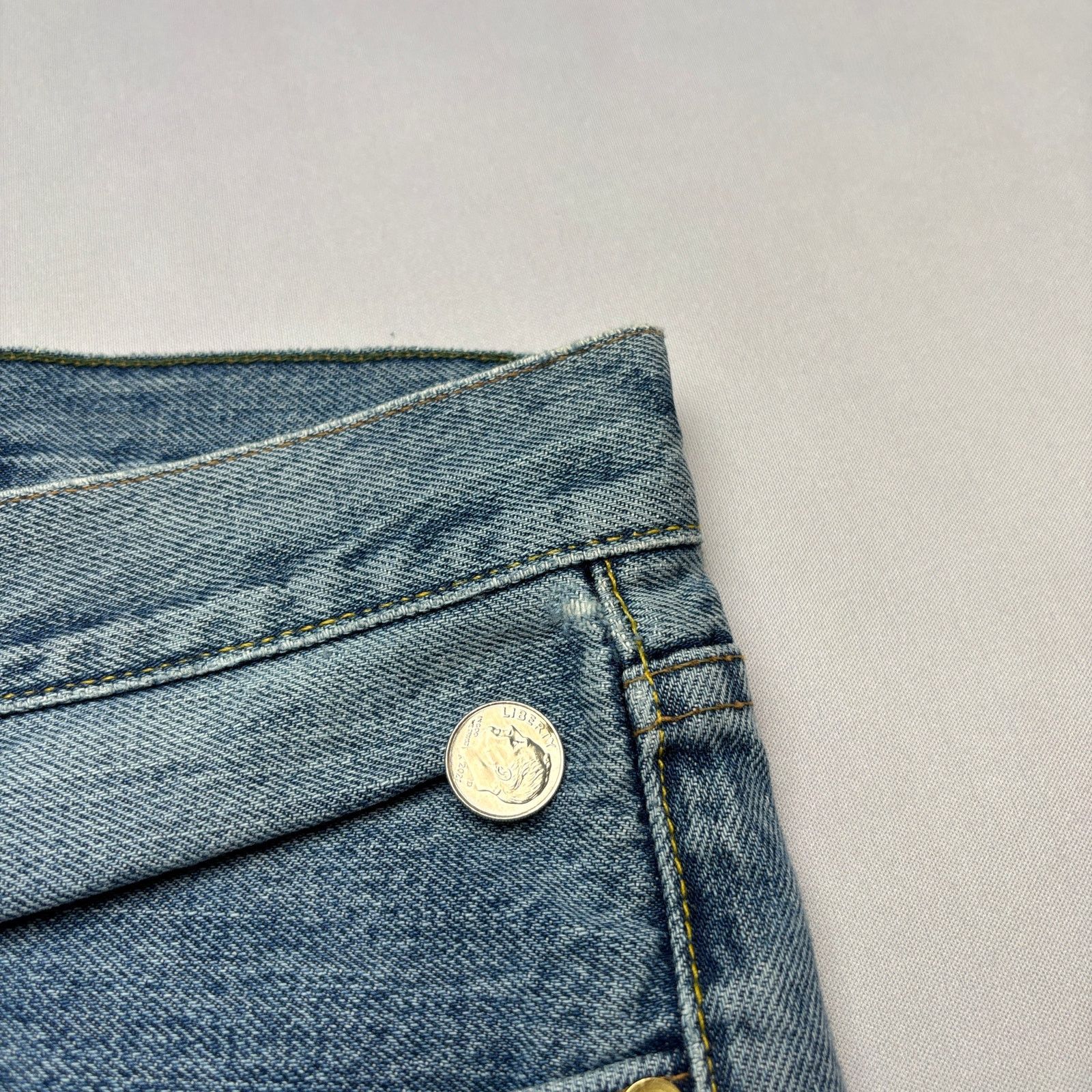 Sid Mashburn $175 Sid Mashburn Slim Straight Jeans 34x30 Made in USA Size US 34 / EU 50 - 10 Thumbnail
