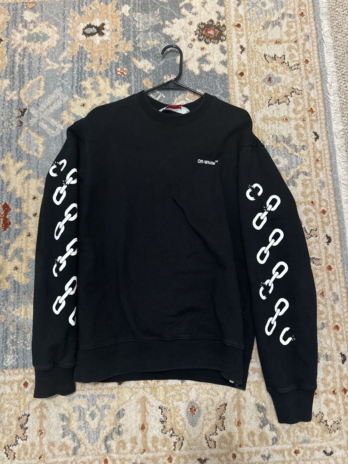 Off-White Off White Chain Sweatshirt Size US M / EU 48-50 / 2 - 1 Thumbnail