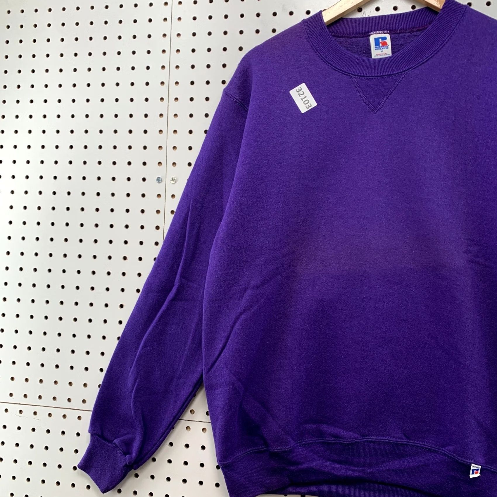 Russell Athletic VINTAGE Russell Athletic Shirt Mens M Purple 80s Crewneck Sweatshirt USA Size US M / EU 48-50 / 2 - 3 Thumbnail