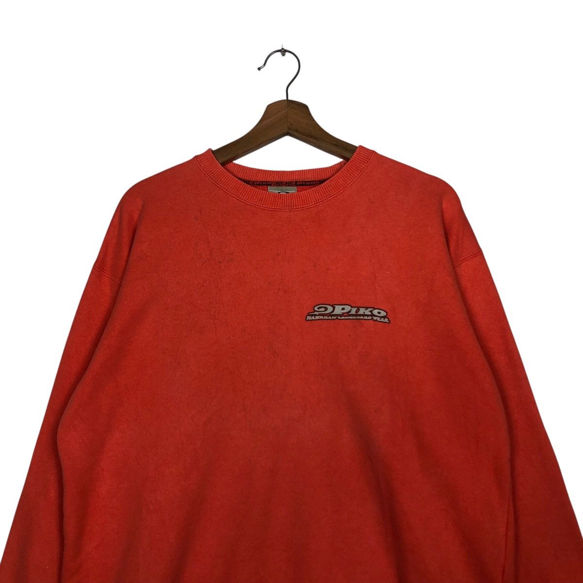 Japanese Brand × Vintage 📌Vintage Sweatshirt Hawaii Piko Big Logo Over Print Size US L / EU 52-54 / 3 - 4 Thumbnail