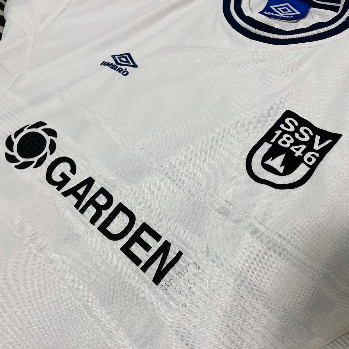 Umbro Jersey umbro SSV ULM 1846 vintage 1999 Gardena Size US XL / EU 56 / 4 - 4 Thumbnail