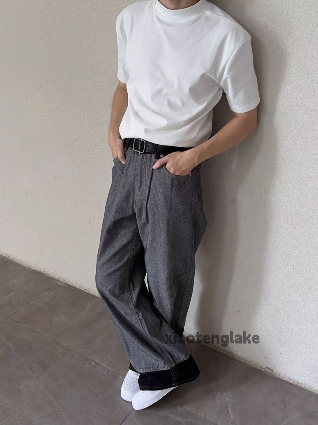 Designer × Jean × Vintage utility skate hiphop y2k patchwork loose baggy jeans Size US 32 / EU 48 - 1 Thumbnail