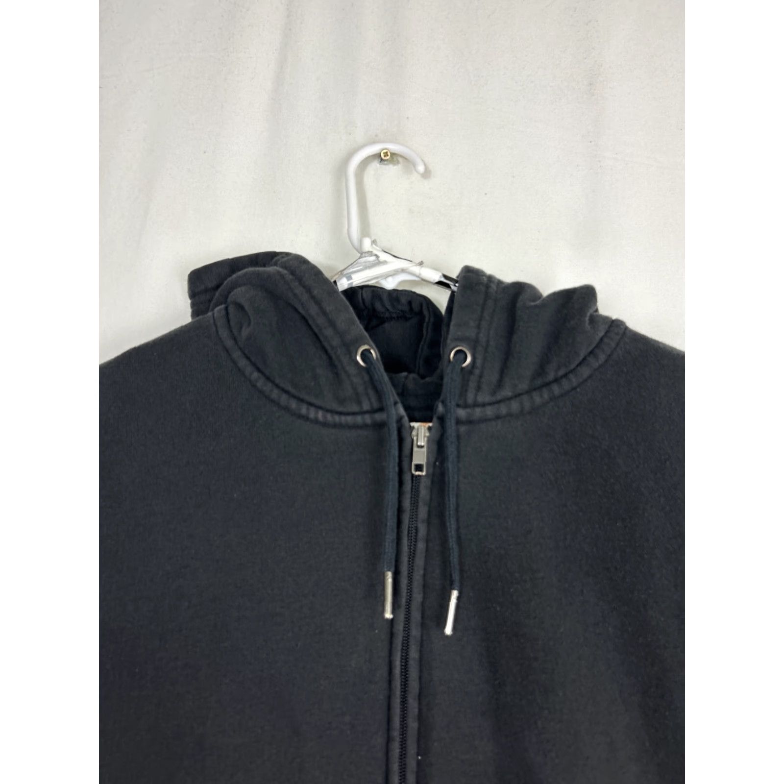 Vintage XL Blizzard Entertainment Zip Up Hoodie Men's Black Heather 80% Cotton 20% Poly Full Zip Hooded Pockets Logo Winter Fall Spring Size US XL / EU 56 / 4 - 3 Thumbnail