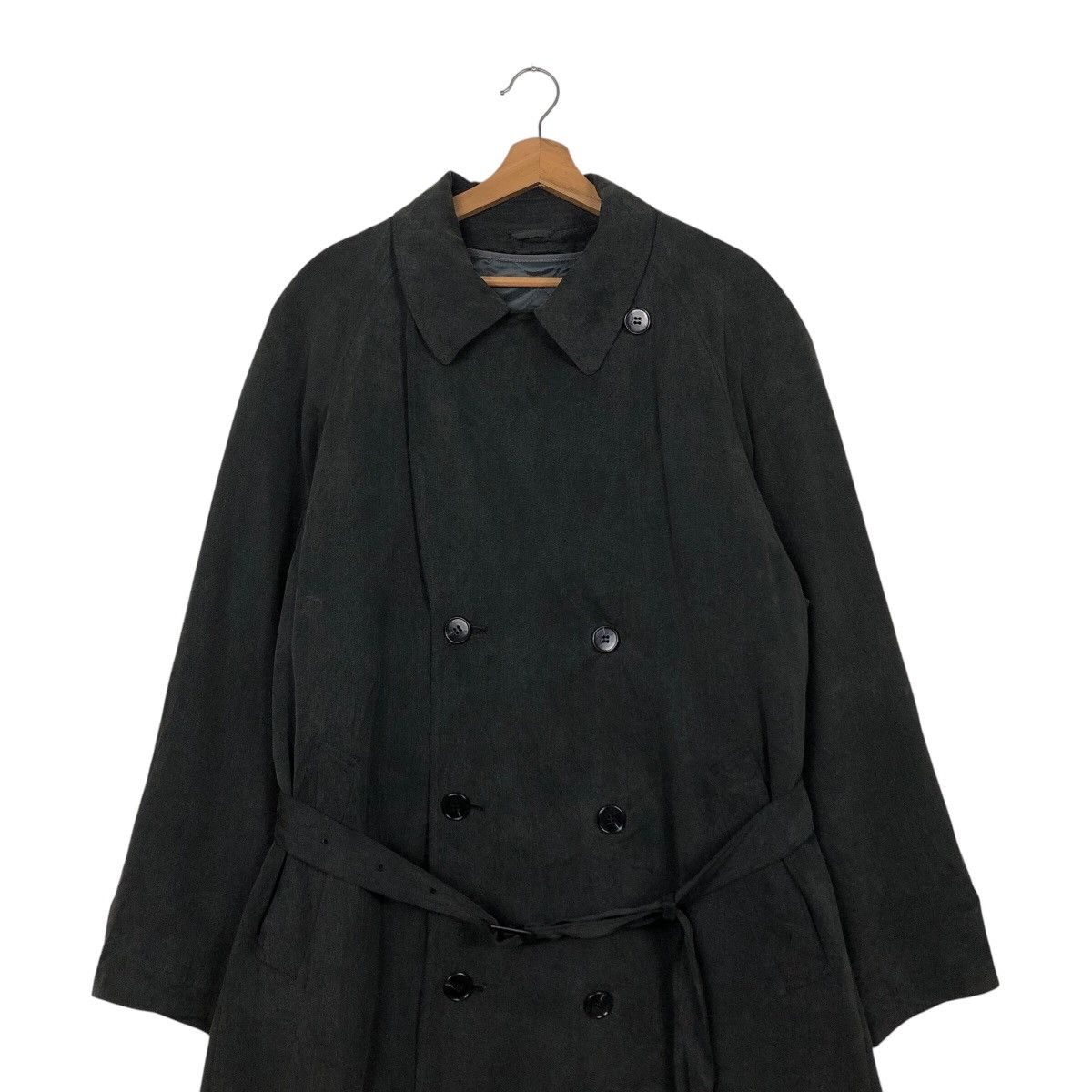 Japanese Brand 📌Vintage Long Jacket Rich Black Christian Aujard Homme Size US M / EU 48-50 / 2 - 5 Thumbnail