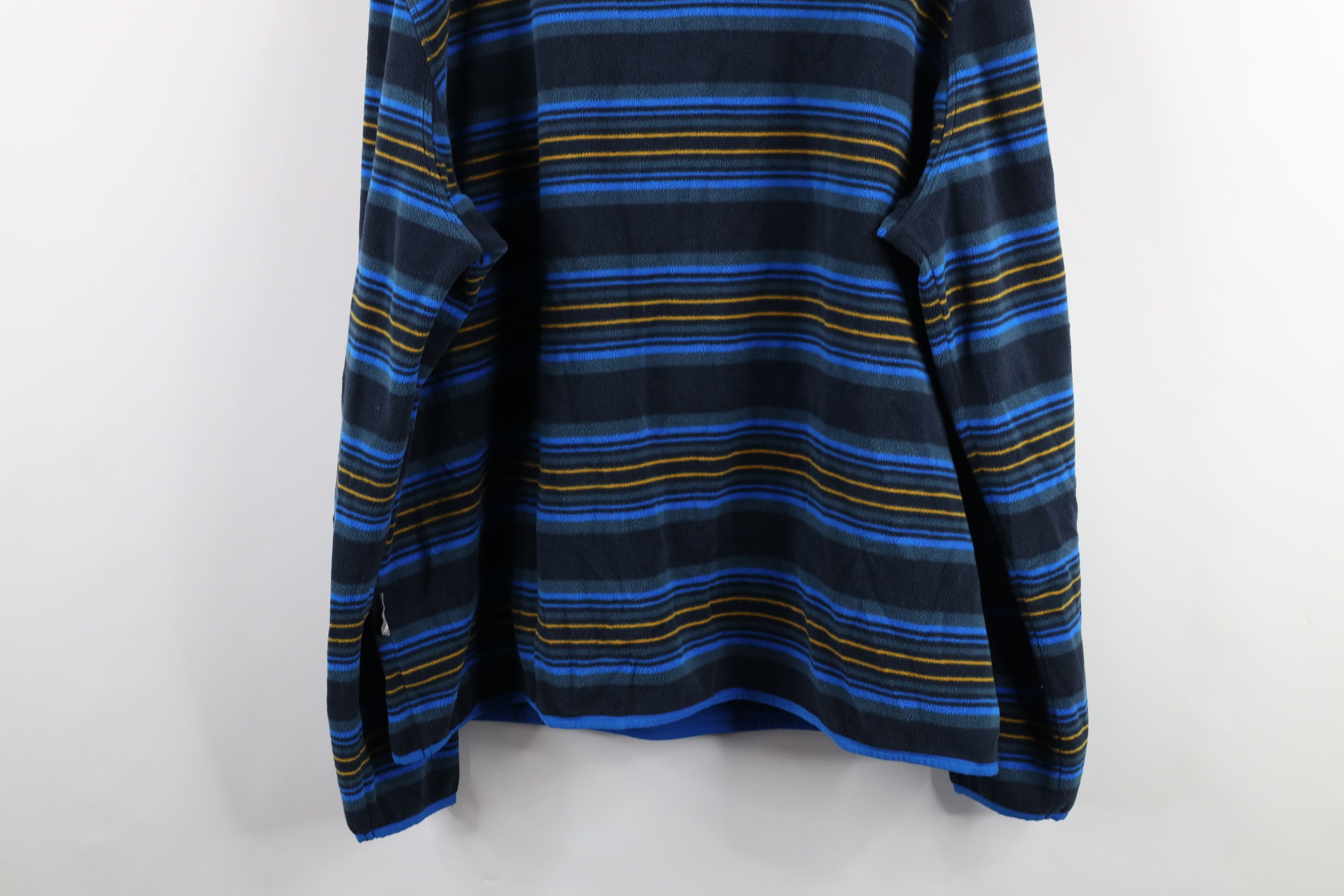 Duluth Trading Company × Vintage Duluth Trading Co Striped Fleece Half Zip Pullover Sweater Size US XL / EU 56 / 4 - 12 Thumbnail