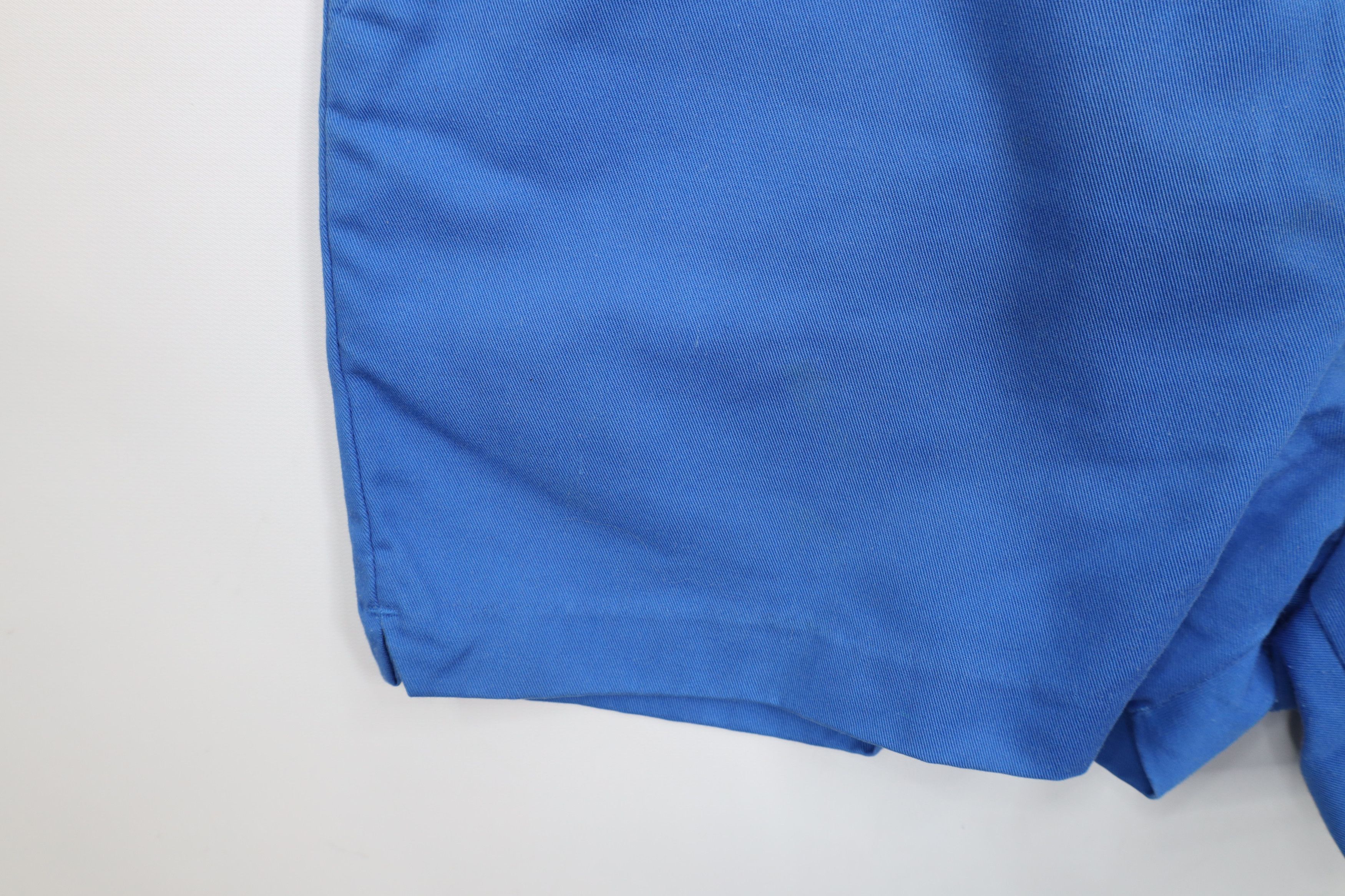 Vintage Vintage 70s Streetwear Knee Golf Chino Shorts Royal Blue Size US 36 / EU 52 - 6 Thumbnail