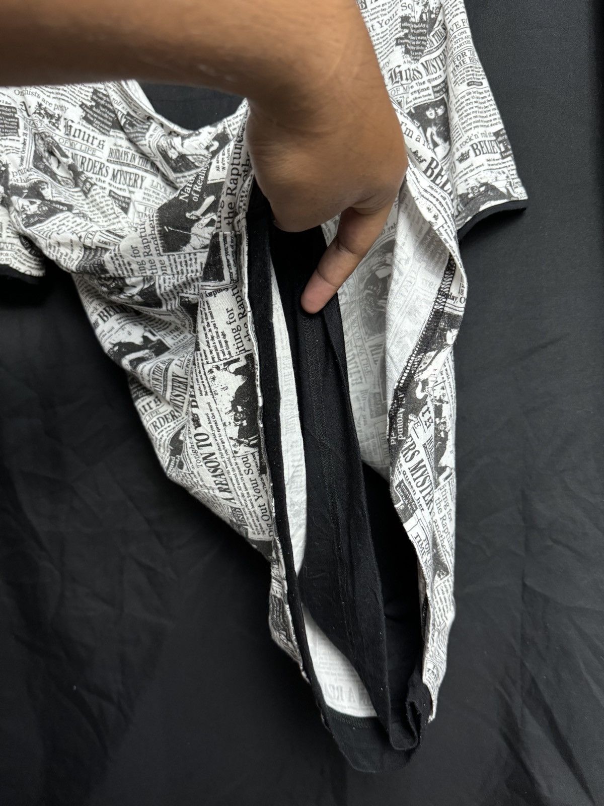 Hysteric Glamour × If Six Was Nine × Japanese Brand Detective Struct Double Layer Newspapers Rockers Size US L / EU 52-54 / 3 - 6 Thumbnail
