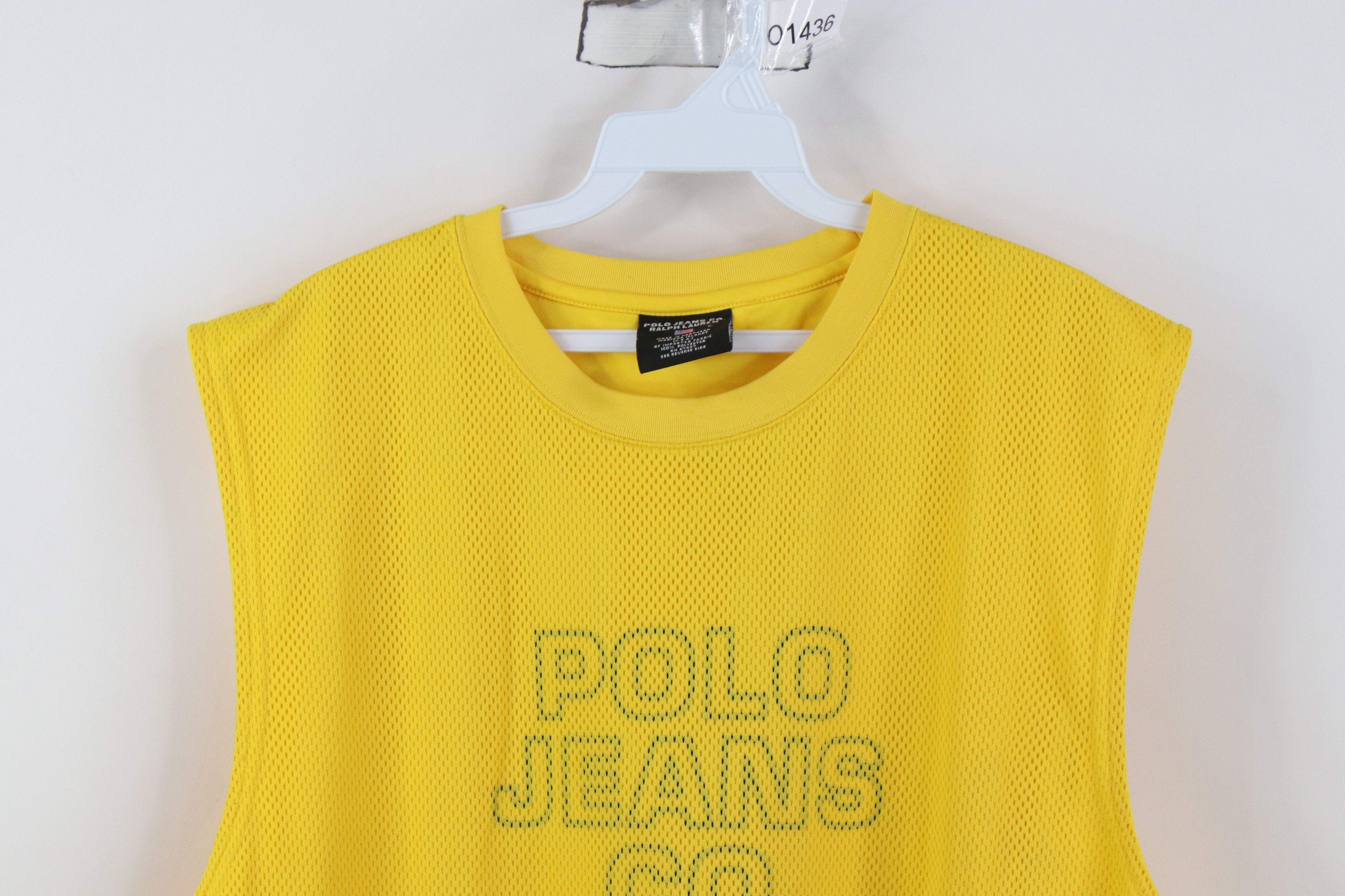 Polo Ralph Lauren Vintage 90s Ralph Lauren Mesh Sleeveless Muscle T-Shirt USA Size US L / EU 52-54 / 3 - 2 Thumbnail