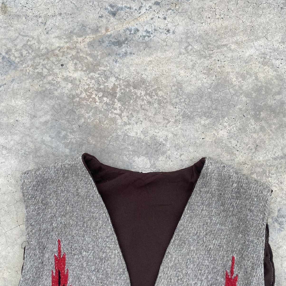 Vintage Rare Vintage Chimayo Wool Vest - Navajo Pattern - Size US S / EU 44-46 / 1 - 3 Thumbnail