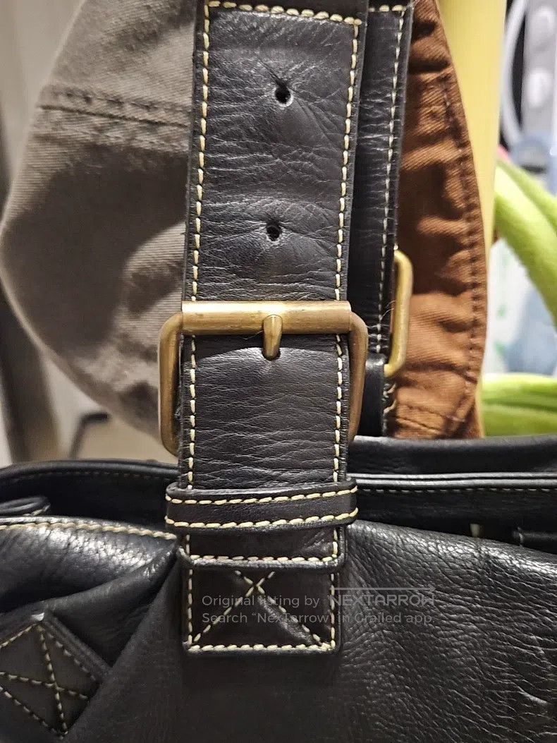 Vivienne Westwood Vivienne Westwood size os Vintage Black Leather Stamped Sat Size ONE SIZE - 3 Thumbnail