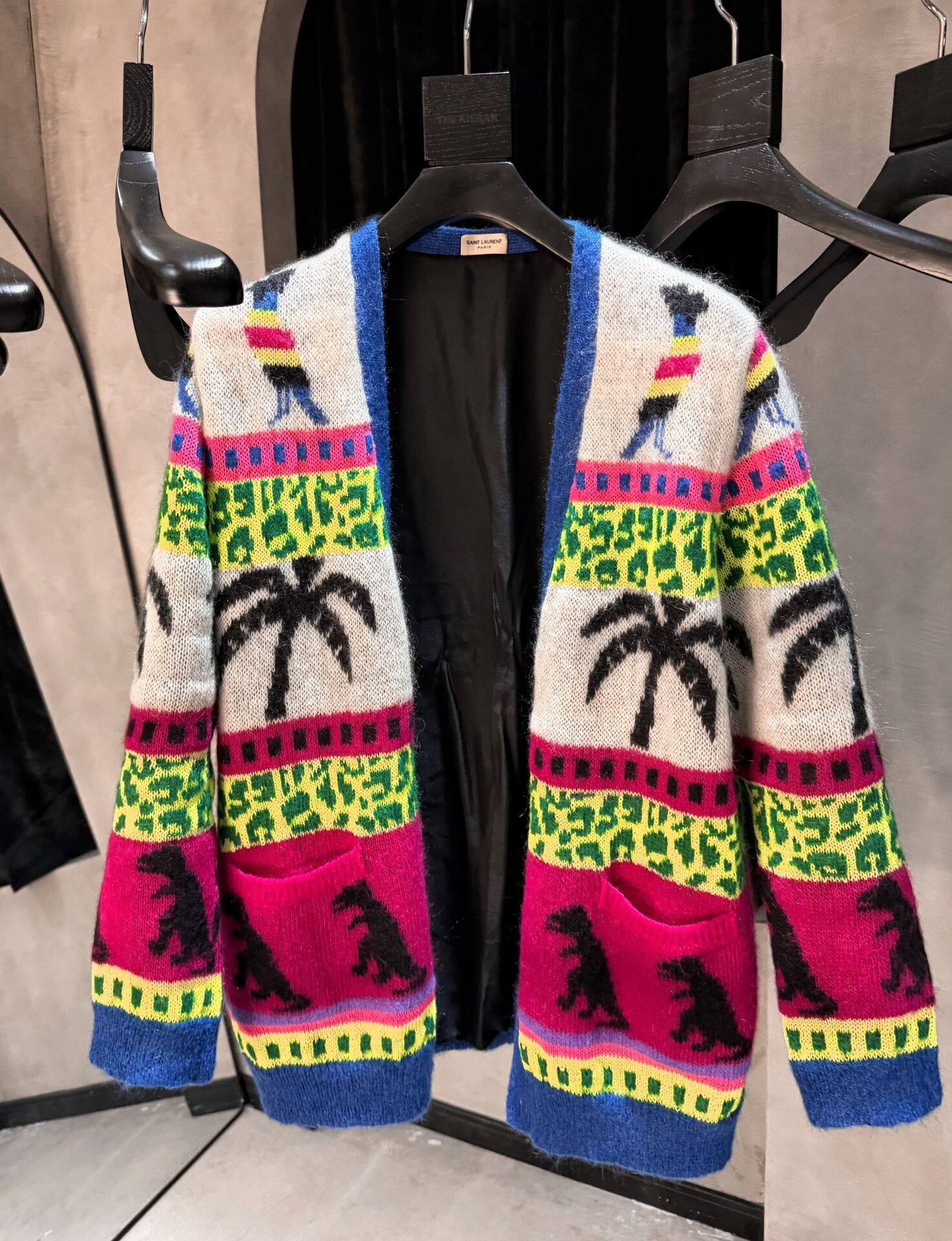 Saint Laurent Paris Saint Laurent GD Palm Tree Cardigan Size US M / EU 48-50 / 2 - 1 Thumbnail