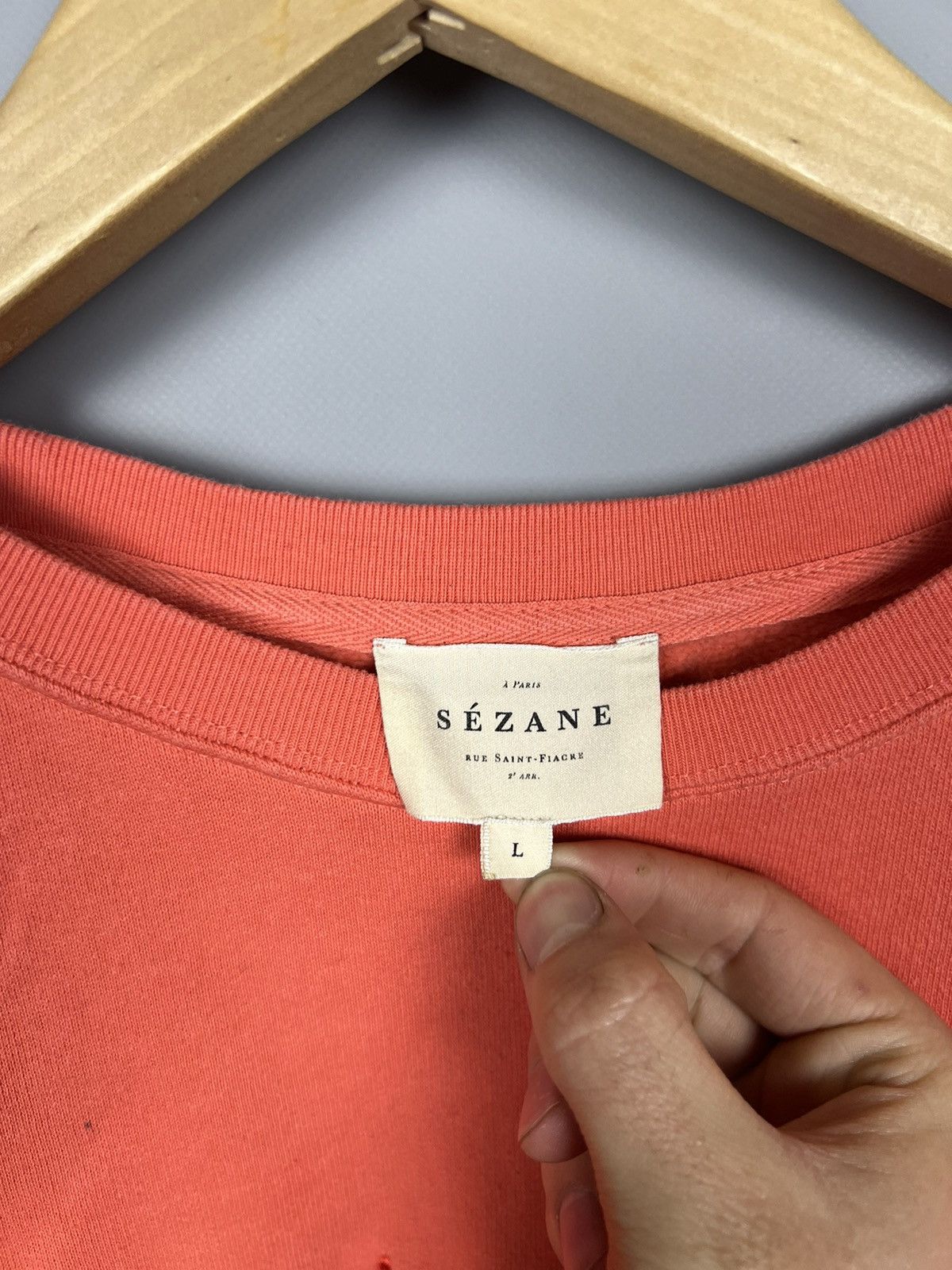 Sezane Sezane amour sweatshirt Size L / US 10 / IT 46 - 4 Thumbnail