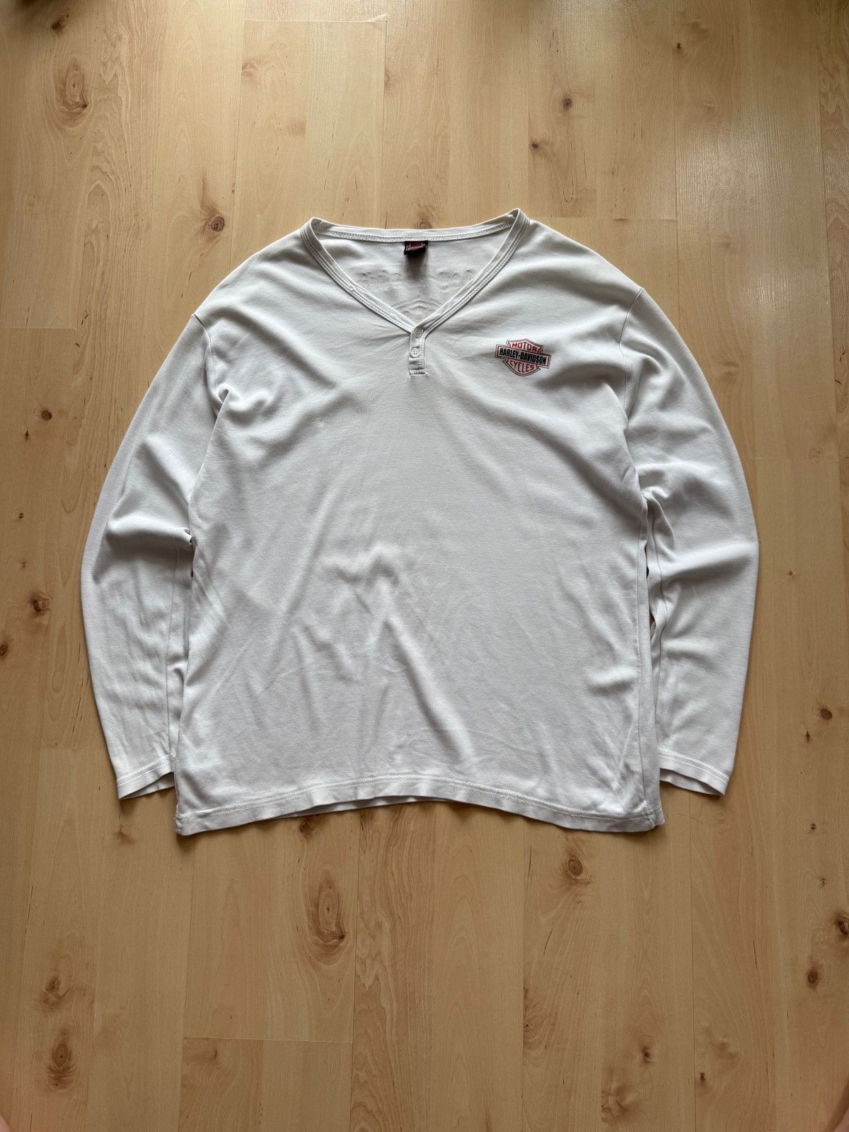 Harley Davidson Harley Davidson v neck long sleeve tshirt xxl Size US XXL / EU 58 / 5 - 2 Thumbnail