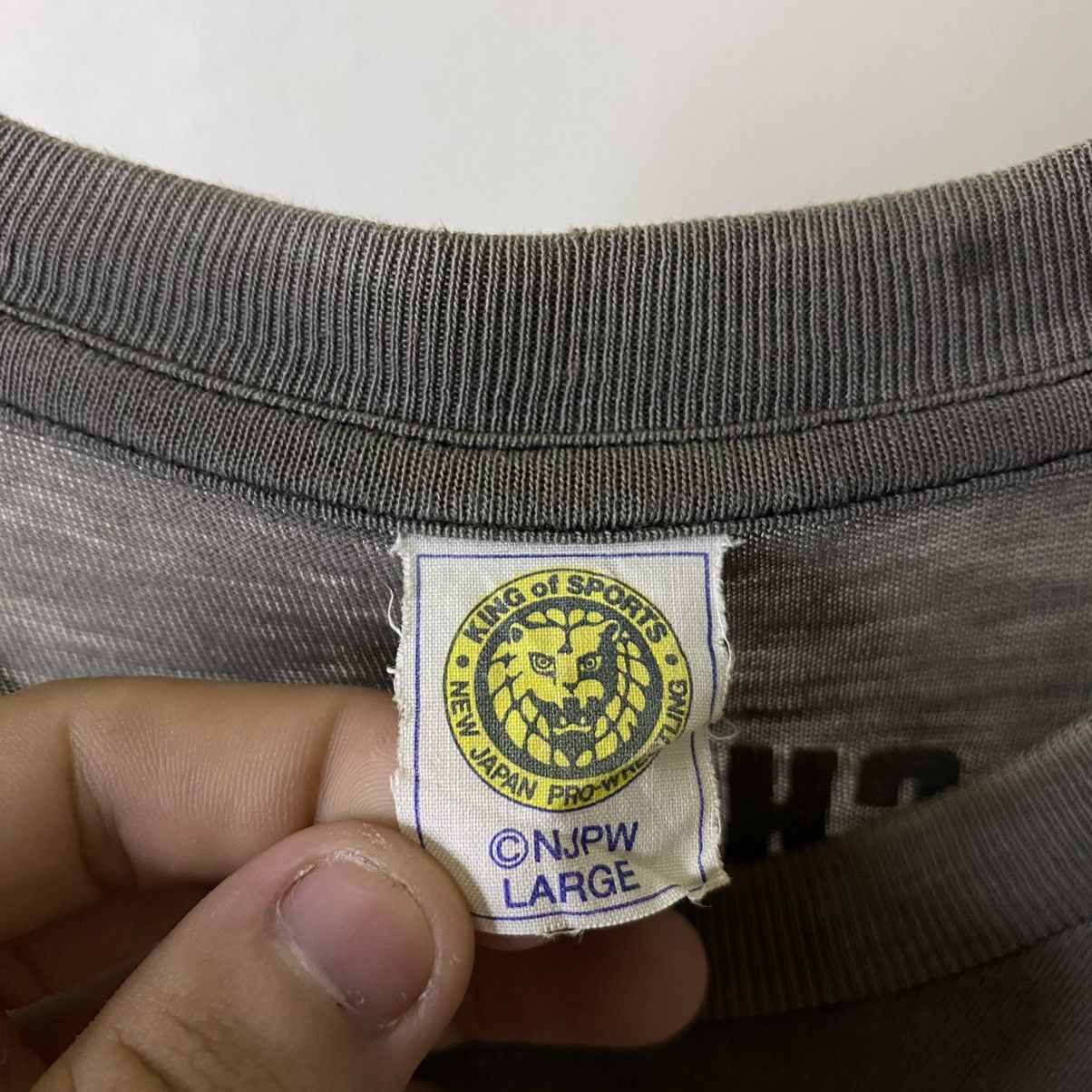 Vintage × WWE × WWF 1990s NJPW Riki Choshu Scorpion Deathlock Sunfaded Tee Size US M / EU 48-50 / 2 - 4 Thumbnail