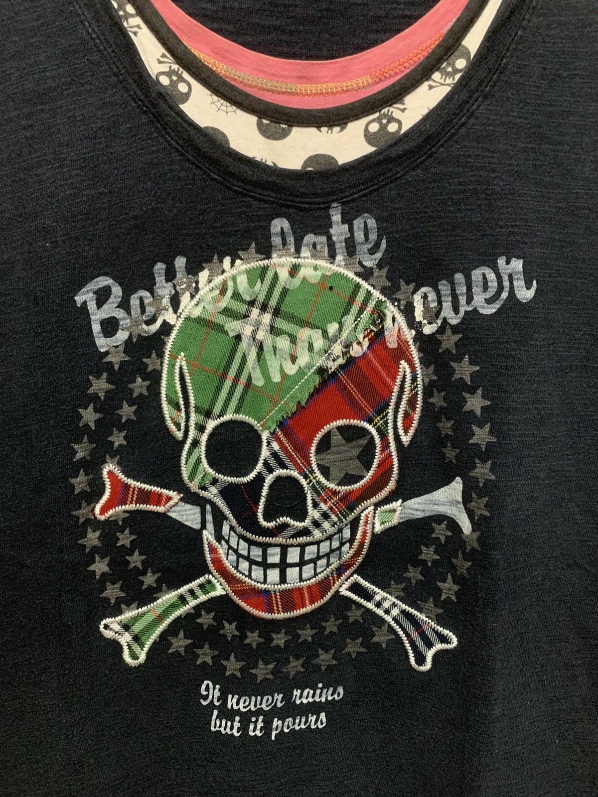 Hysteric Glamour × Undercover Japanese Sucure Pomme Skull Poem Triple Layer LongSleeve Tee Size US M / EU 48-50 / 2 - 6 Thumbnail