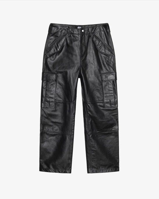 SS24 Stussy Military Cargo Leather Pants