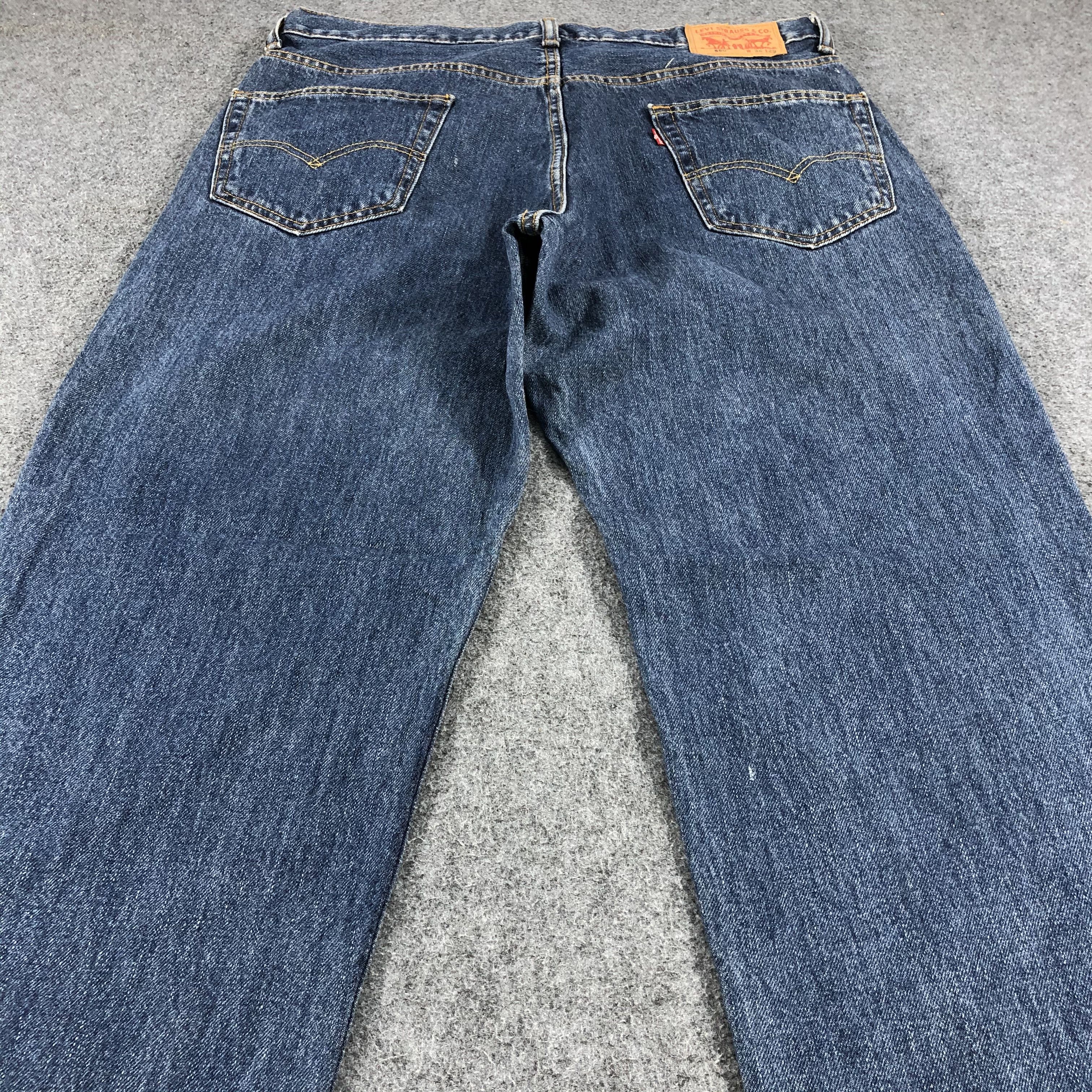 Levi's Vintage Levis Jeans Lot 550 Faded Blue Denim-J999 Size US 36 / EU 52 - 4 Thumbnail