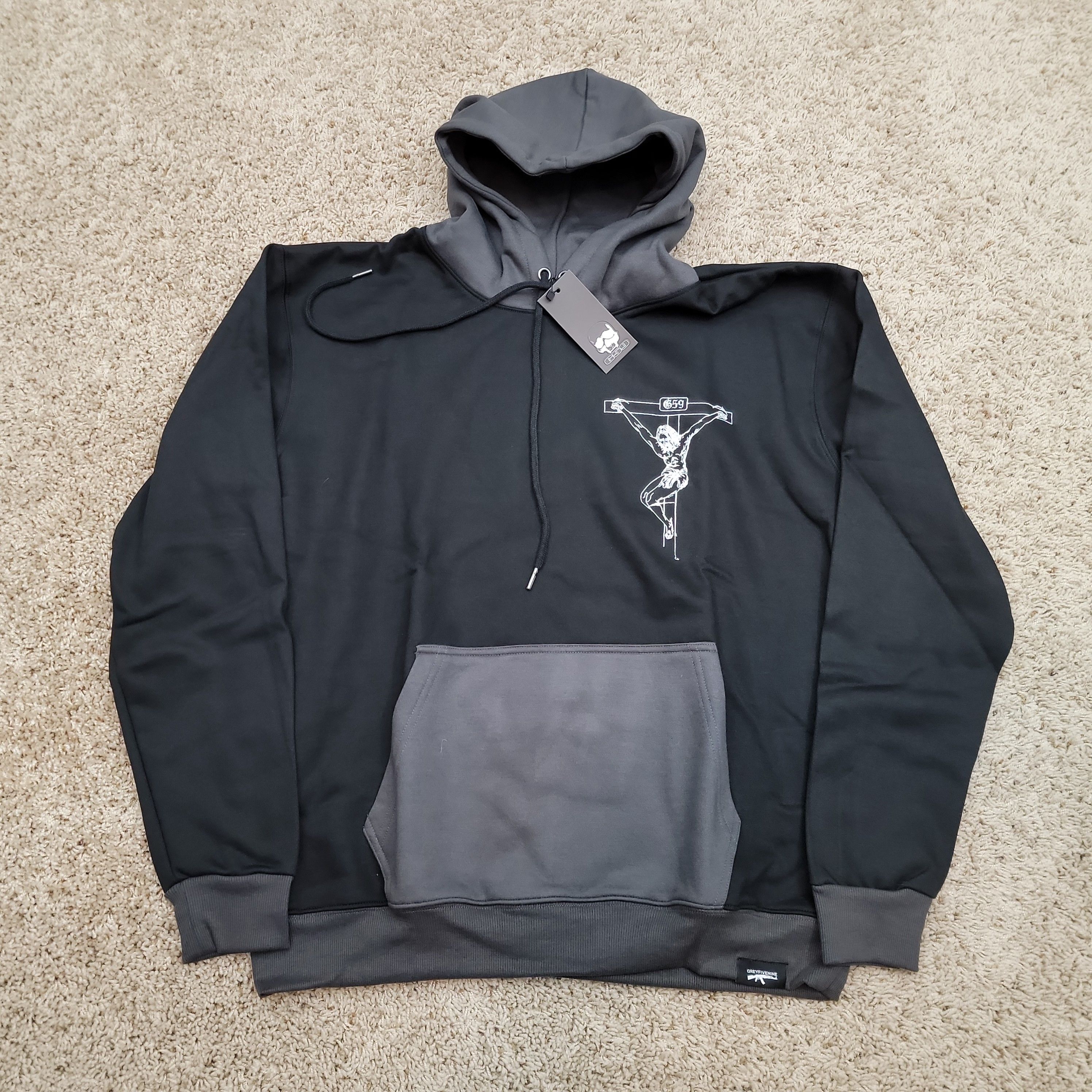 image of G59 Records New G59 Suicideboys Black Grey Disciples Hoodie Size Xl, Men's