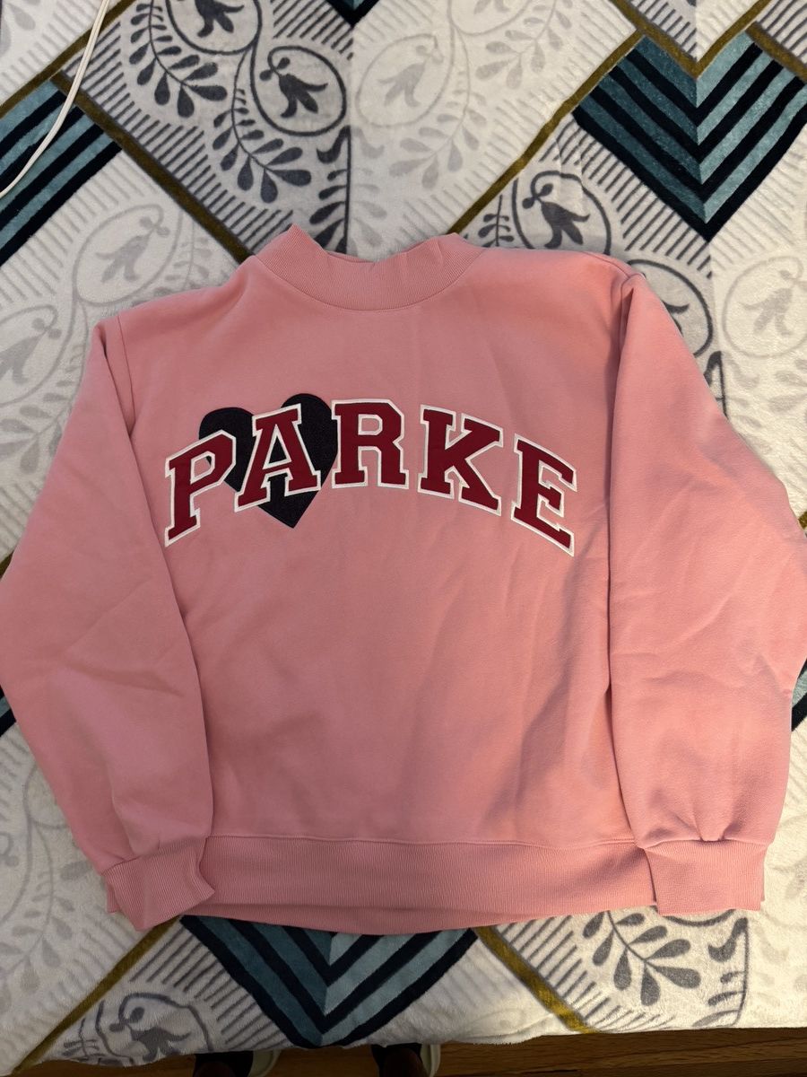 Other Parke Jean Heart Varsity Mockneck - Blush - XXL Size XXL / US 16-18 / IT 52-54 - 1 Thumbnail